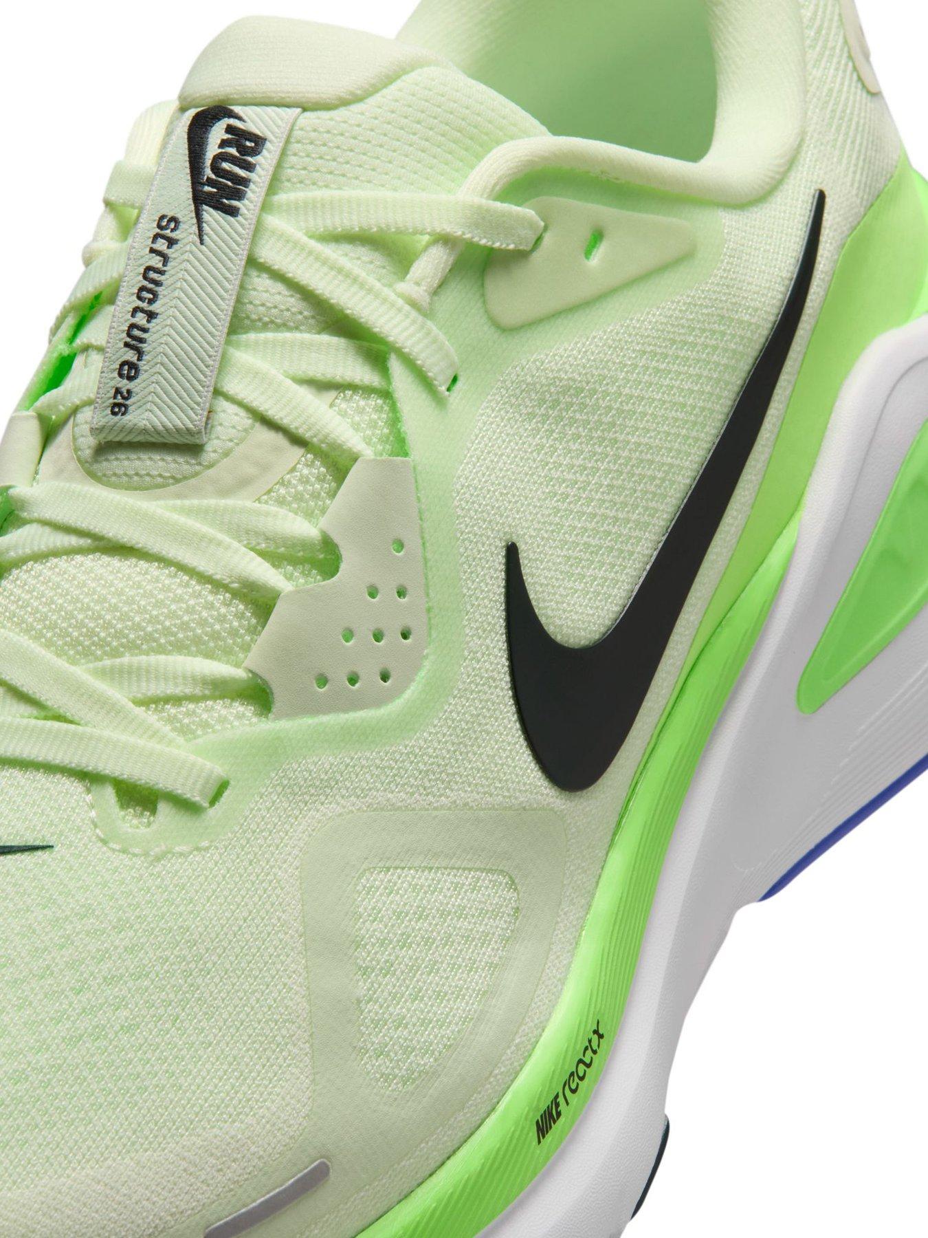  image of nike-mens-running-structure-26-trainers-green