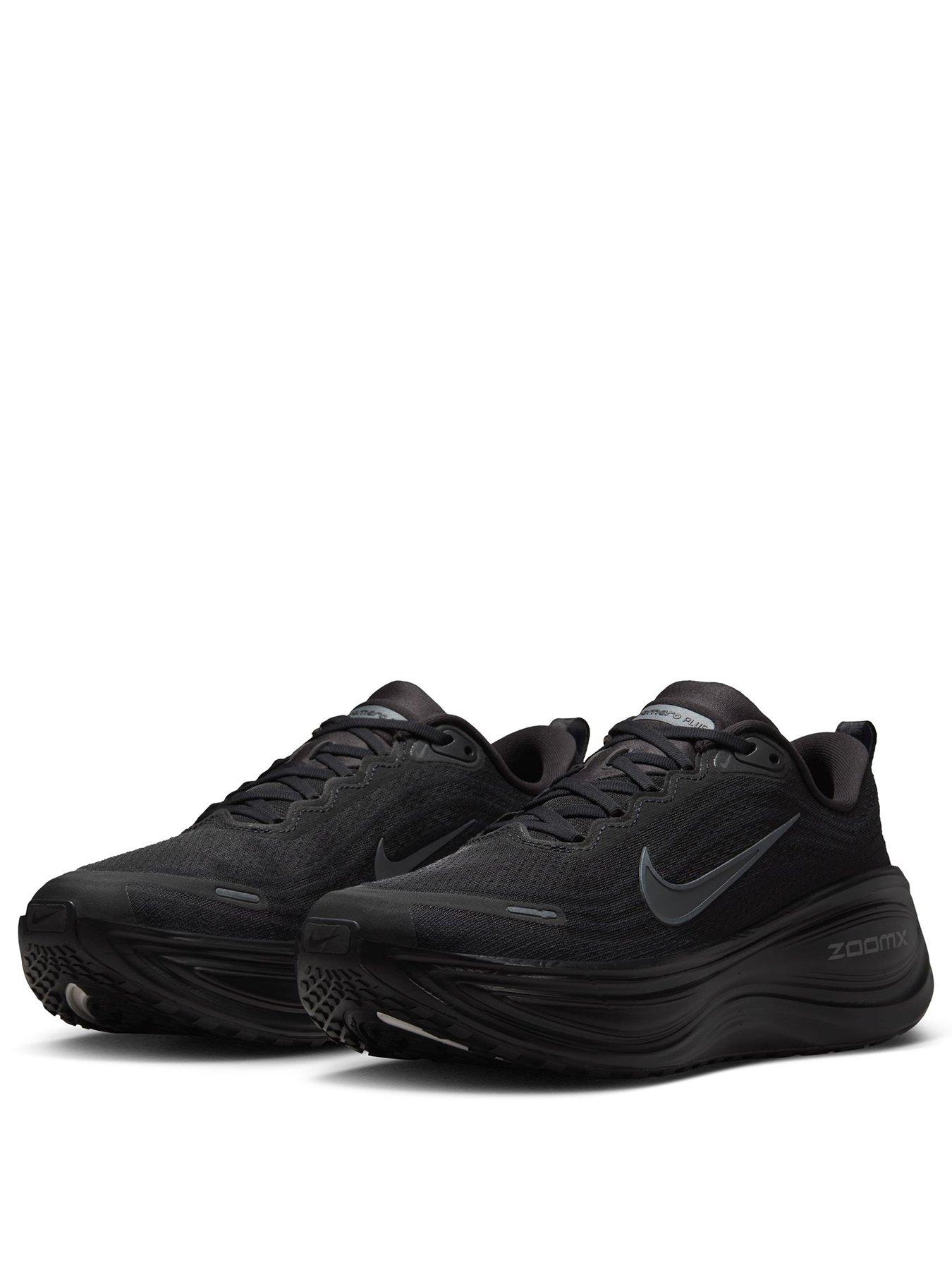 stillFront image of nike-mens-running-vomero-plus-trainers-black