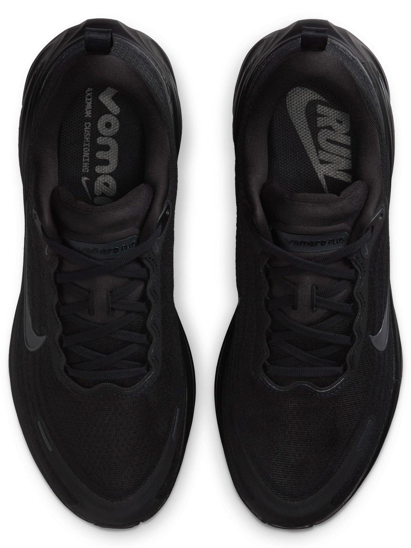  image of nike-mens-running-vomero-plus-trainers-black