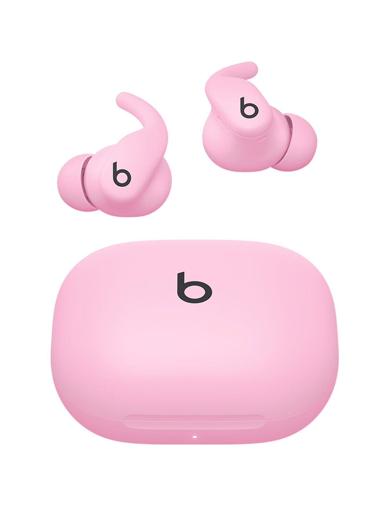 Beats Powerbeats Fit - Wireless Noise-Cancelling Workout Earbuds with Ultimate Secure Fit - Power Pink