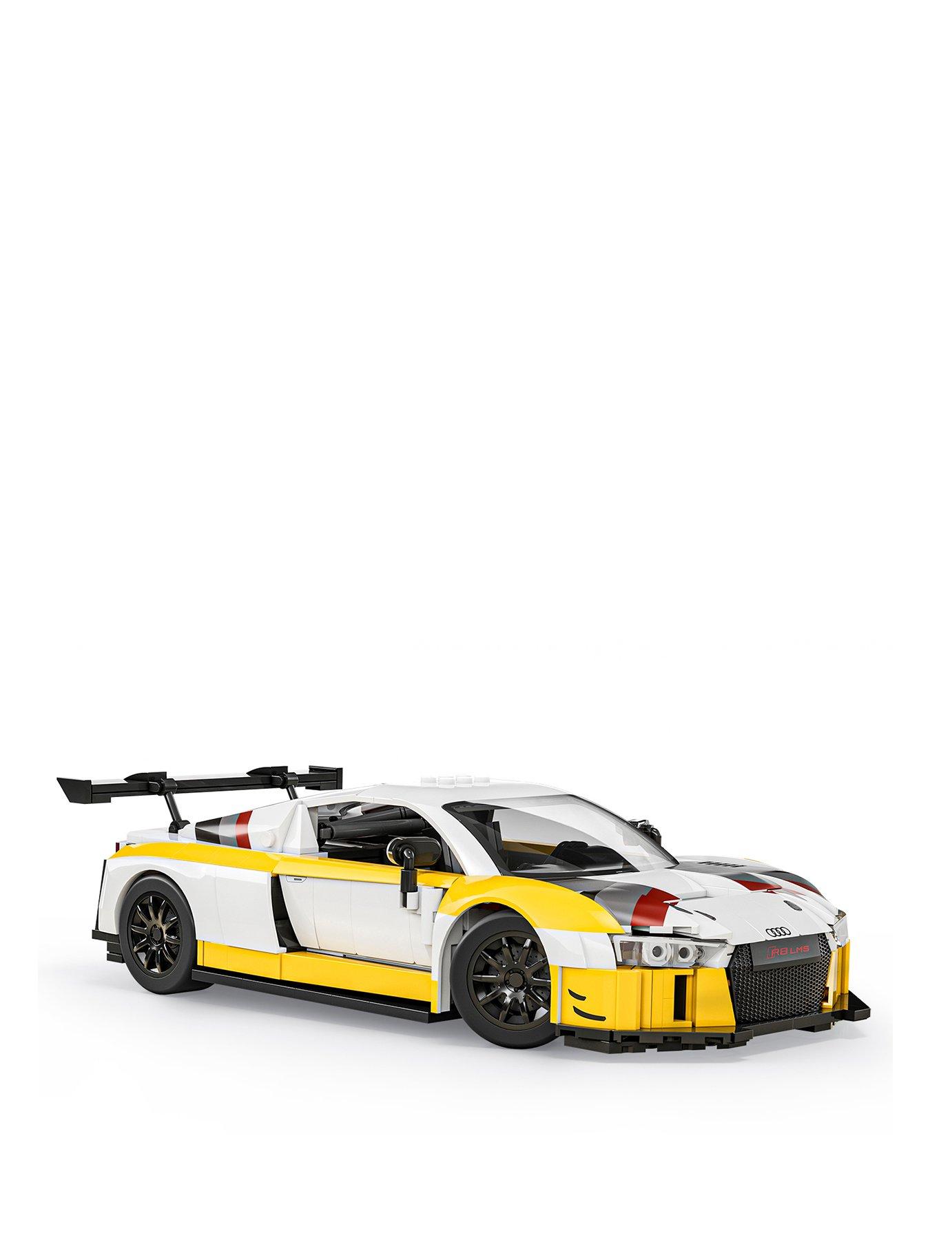 Brick Shop Hot Wheels 15-in Audi R8 LMS Building Toy Kit (820 Pieces), for Collectors