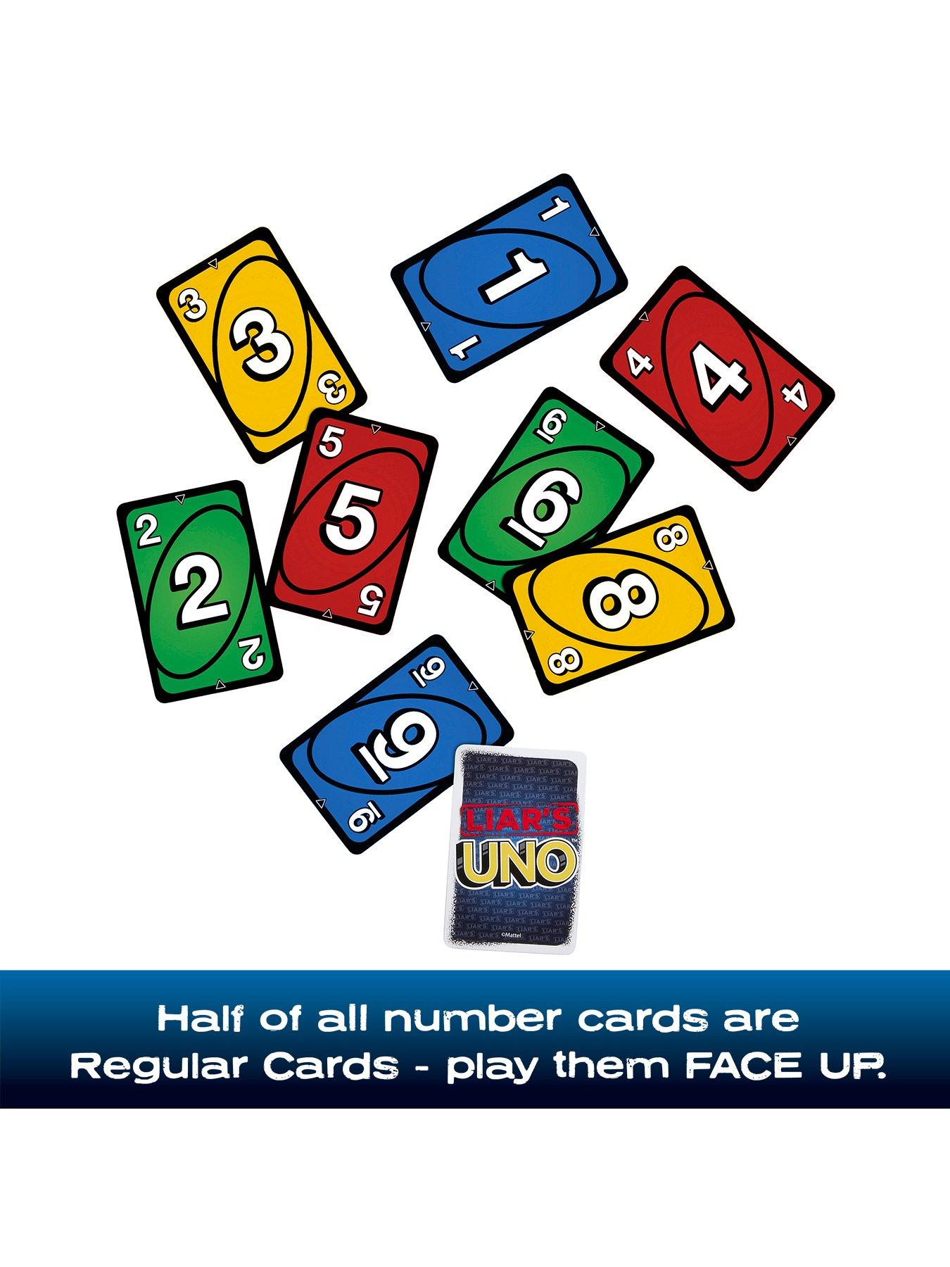 Image 2 of 5 of Liar's UNO Card Game for Adults, Kids, Families, Parties & Game Nights, Trick Play & Bluffing