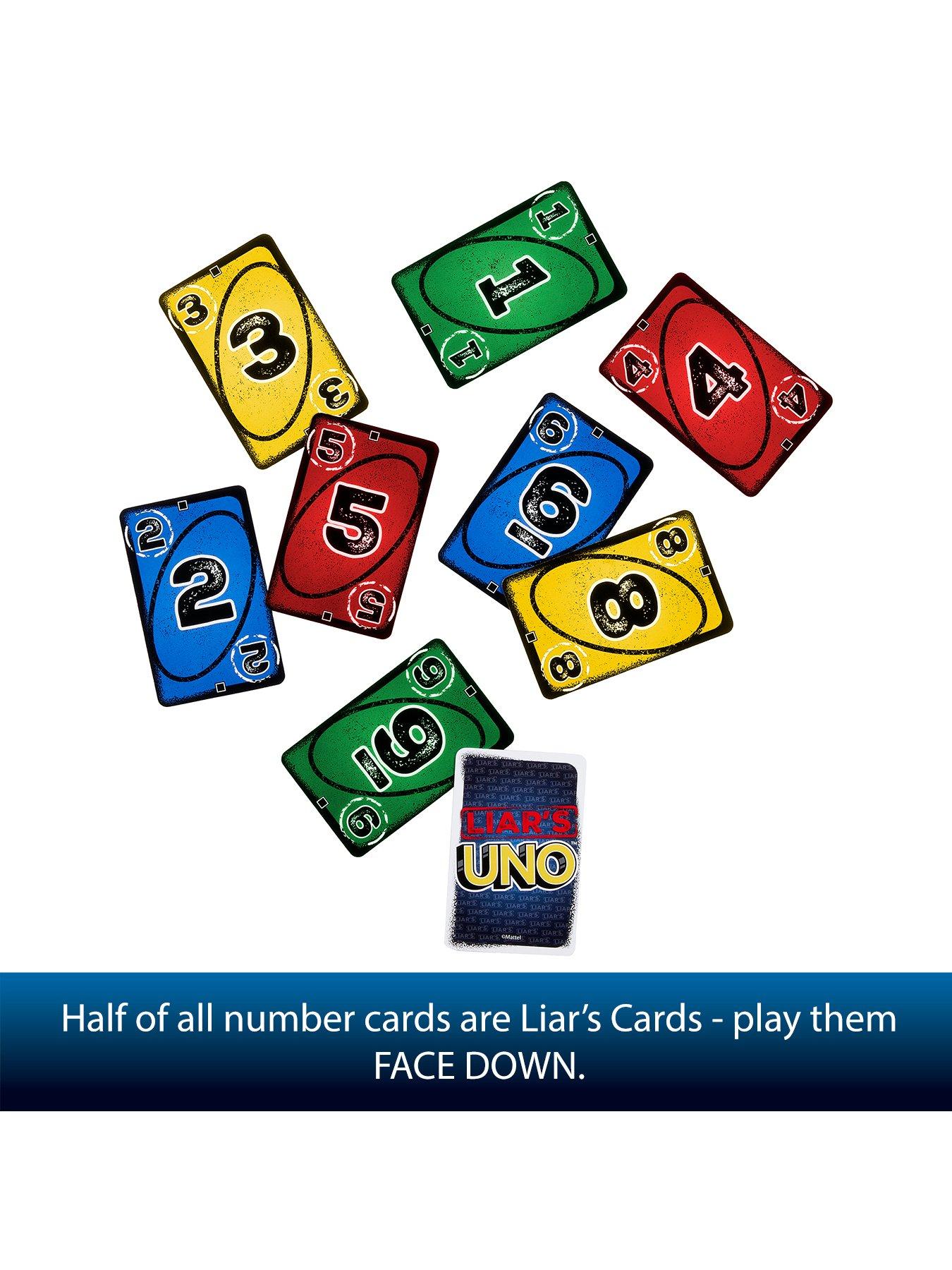 Image 3 of 5 of Liar's UNO Card Game for Adults, Kids, Families, Parties & Game Nights, Trick Play & Bluffing