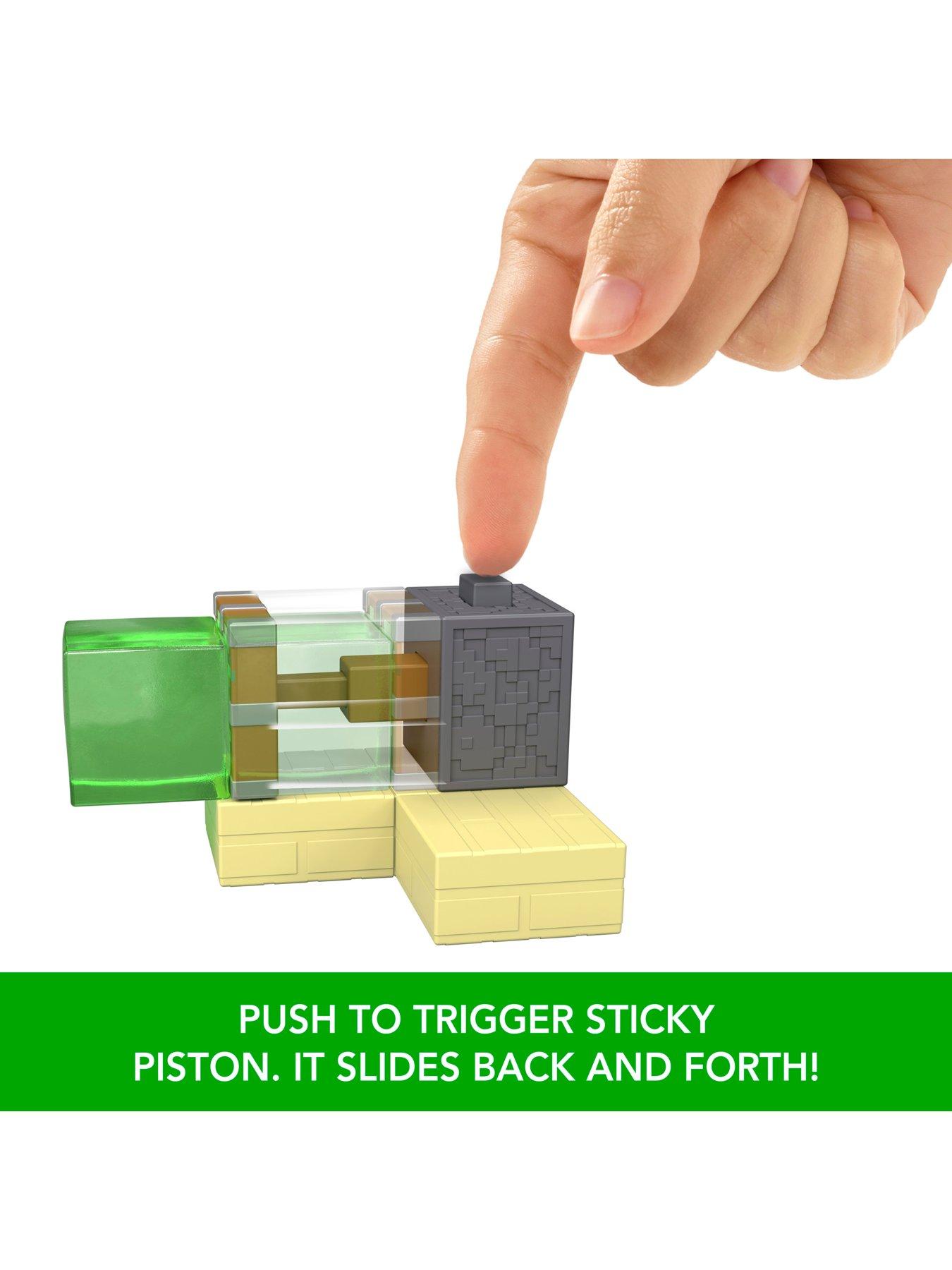 Image 3 of 8 of Minecraft Redstone Charged Sticky Piston Trap Playset