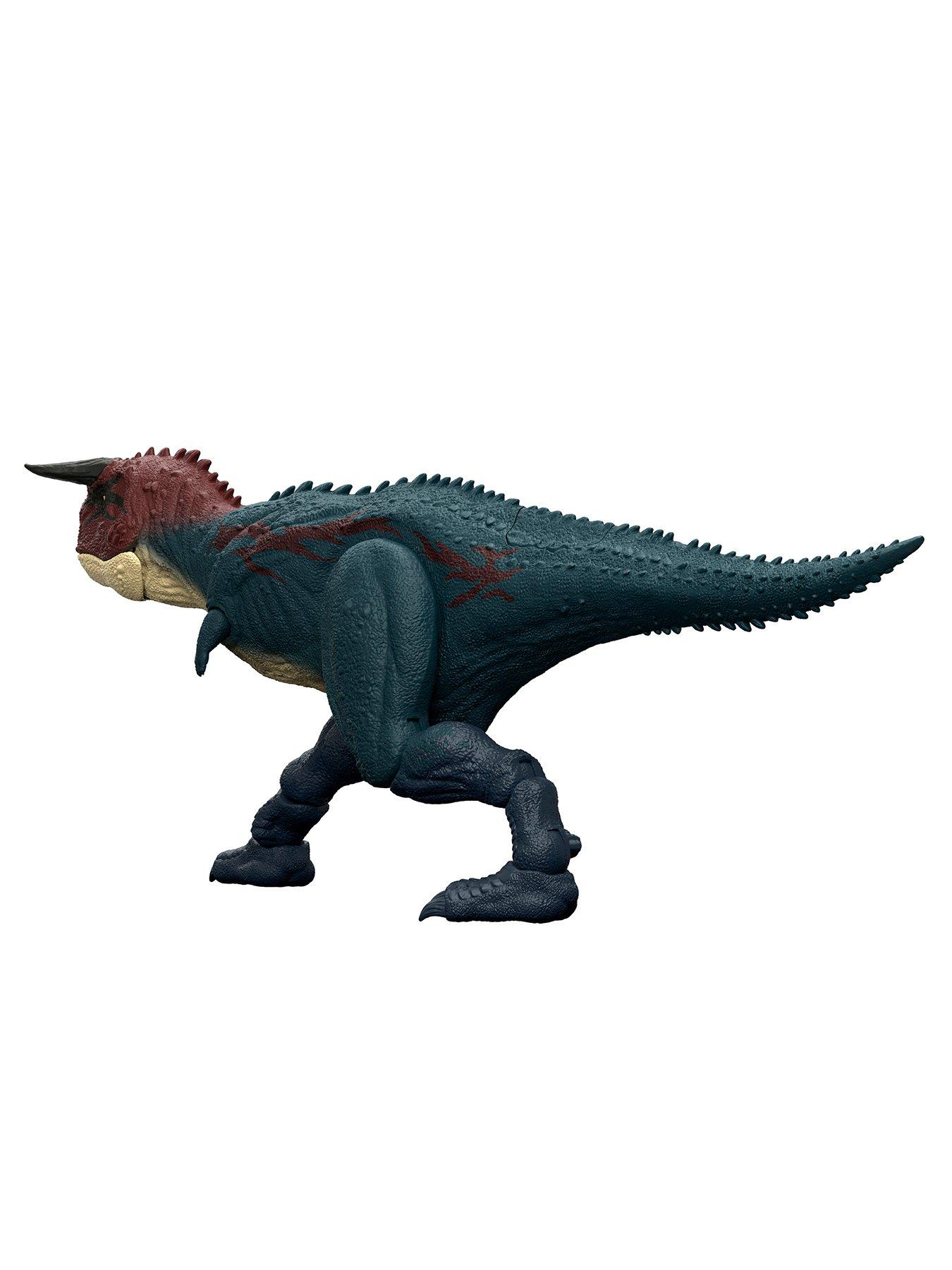 Image 4 of 7 of JURASSIC WORLD Charge 'N' Chomp Carnotaurus Running Roaring Dinosaur Action Figure