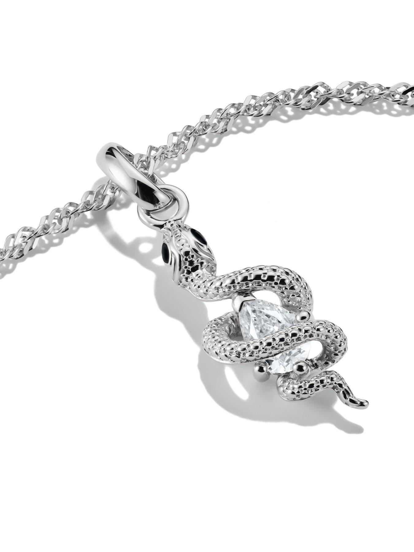 Image 2 of 5 of Thomas Sabo Charm Connect snake pendant with stone
