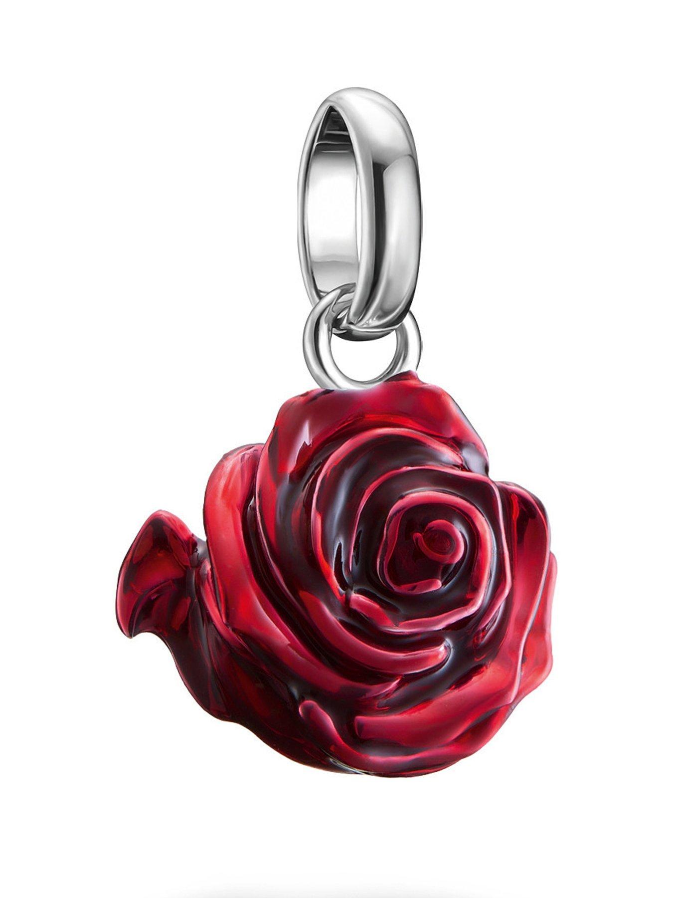  image of thomas-sabo-charm-connect-rose-blossom-pendant