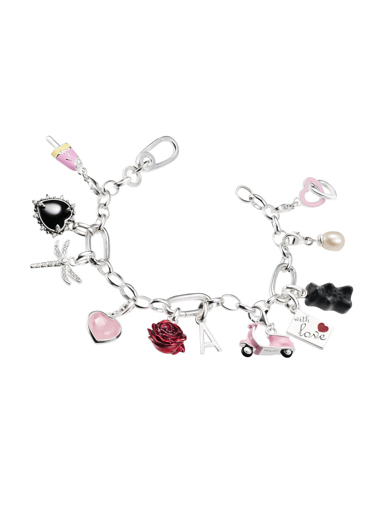  image of thomas-sabo-charm-connect-rose-blossom-pendant