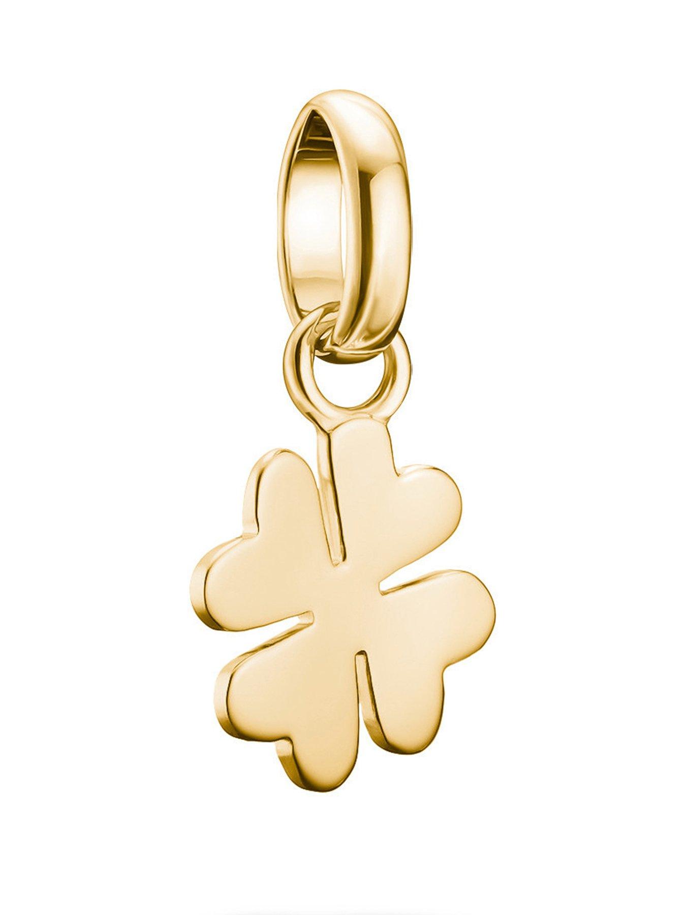 Image 1 of 4 of Thomas Sabo Charm Connect lucky clover pendant