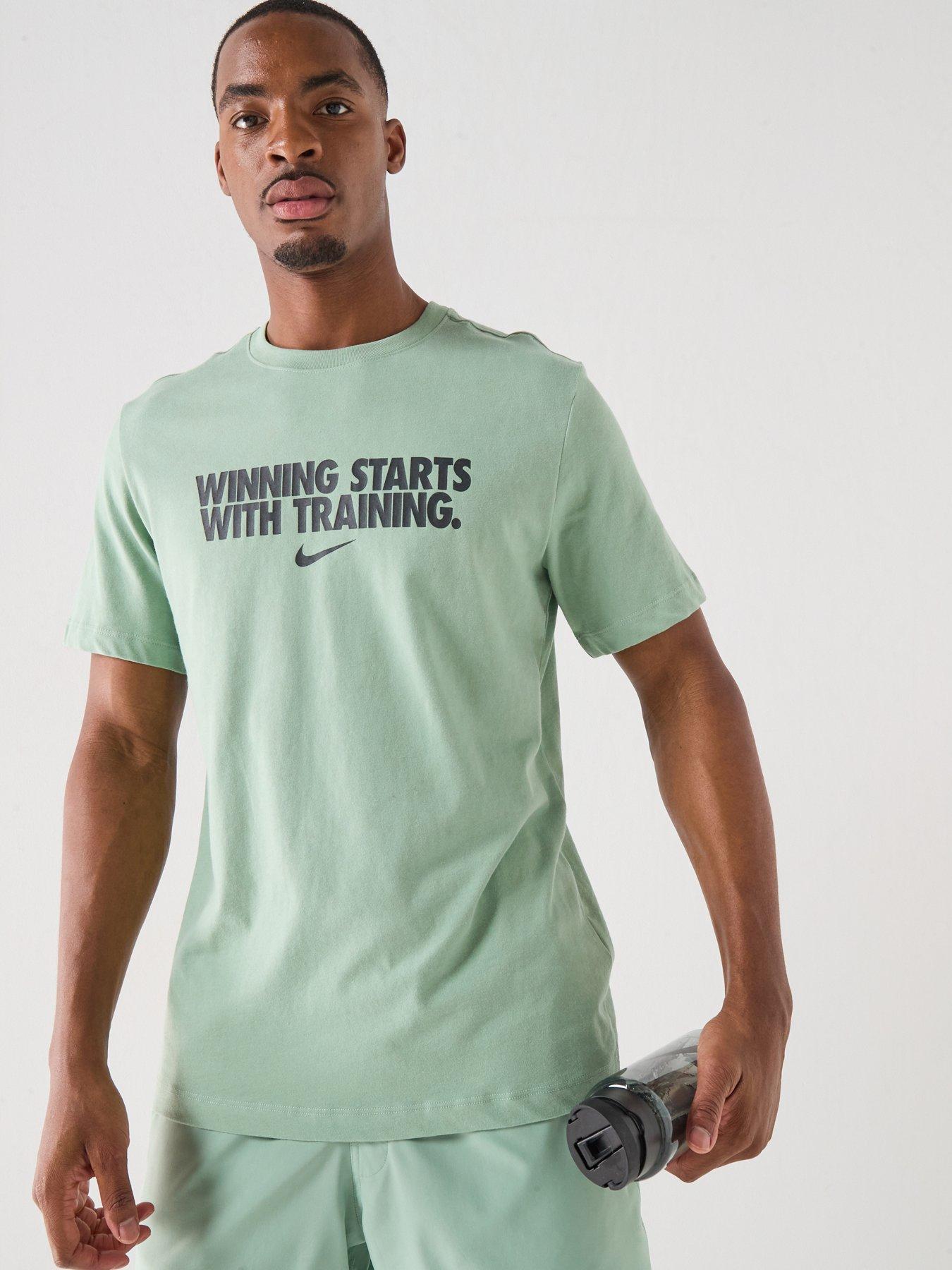 Nike Mens Training Dri-FIT Graphic T-Shirt - Green