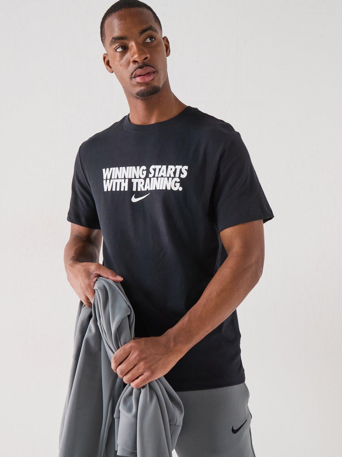 Nike Mens Training Dri-FIT Graphic T-Shirt - Black