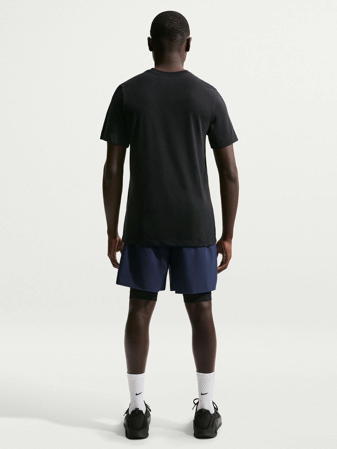 Image 2 of 6 of Nike Mens Training Fitness T-Shirt - Black