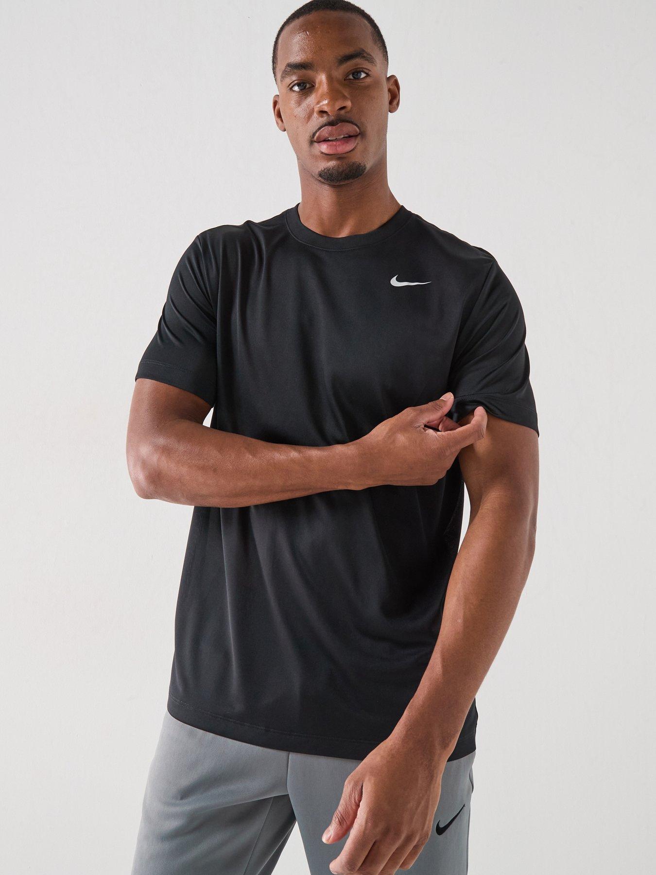 Nike Mens Training Dri-FIT Fitness T-Shirt - Black