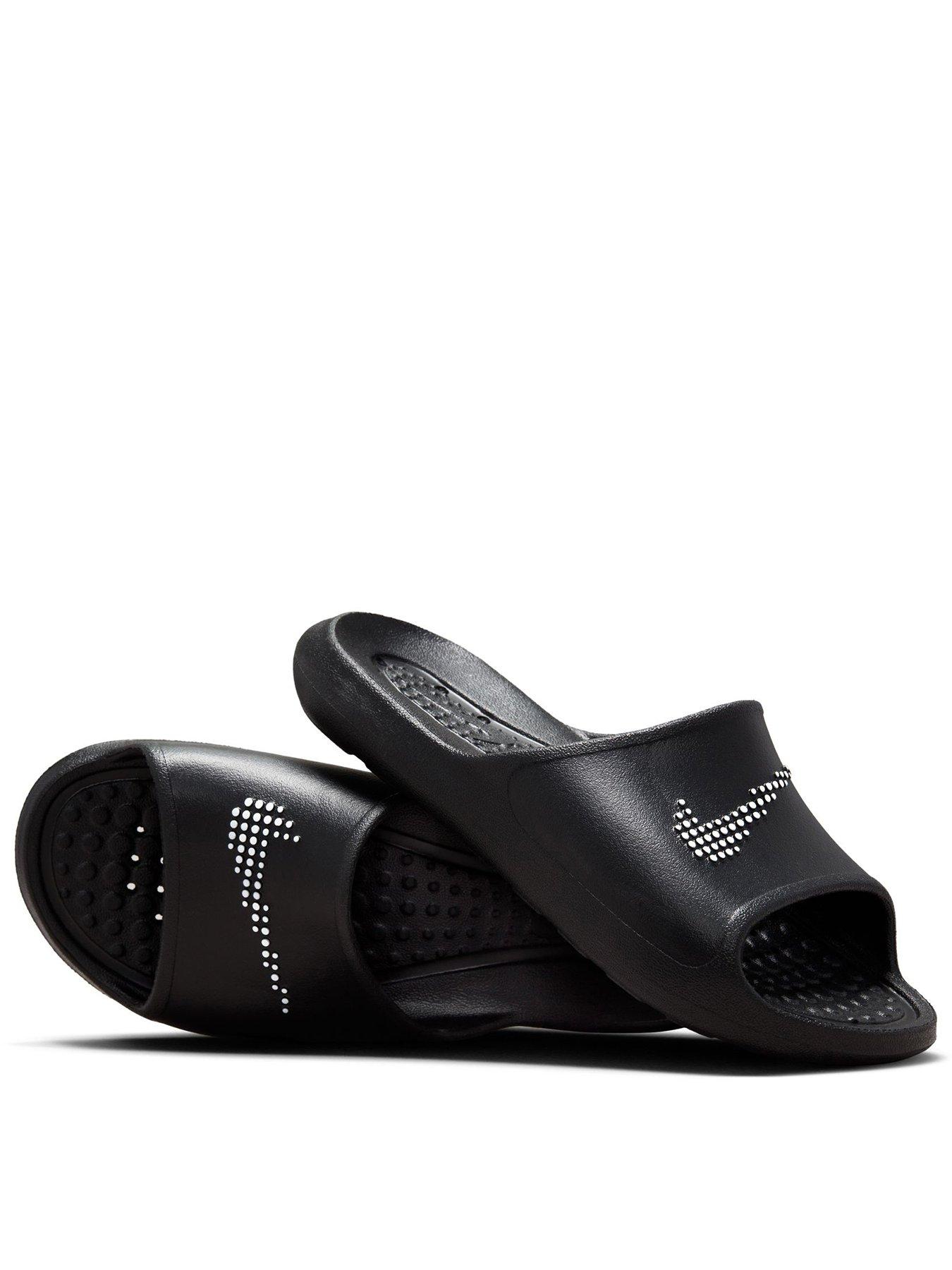  image of nike-womens-victori-one-slides-black
