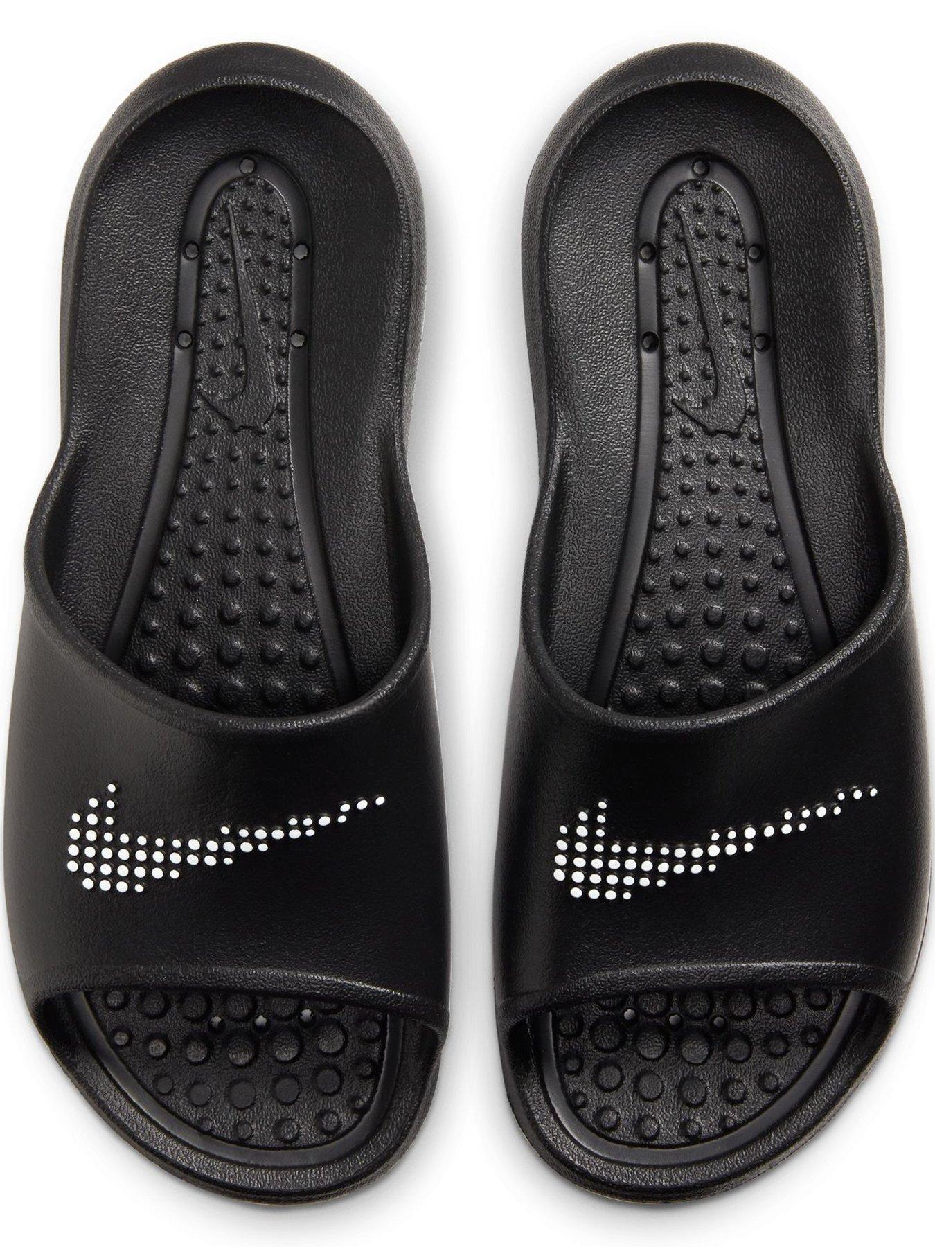  image of nike-womens-victori-one-slides-black