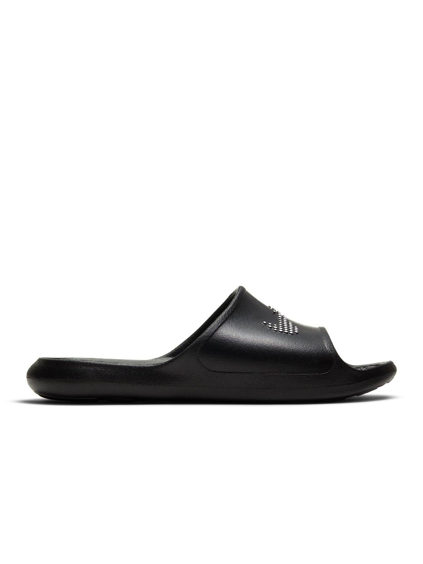 Image 6 of 7 of Nike Womens Victori One Sliders - Black