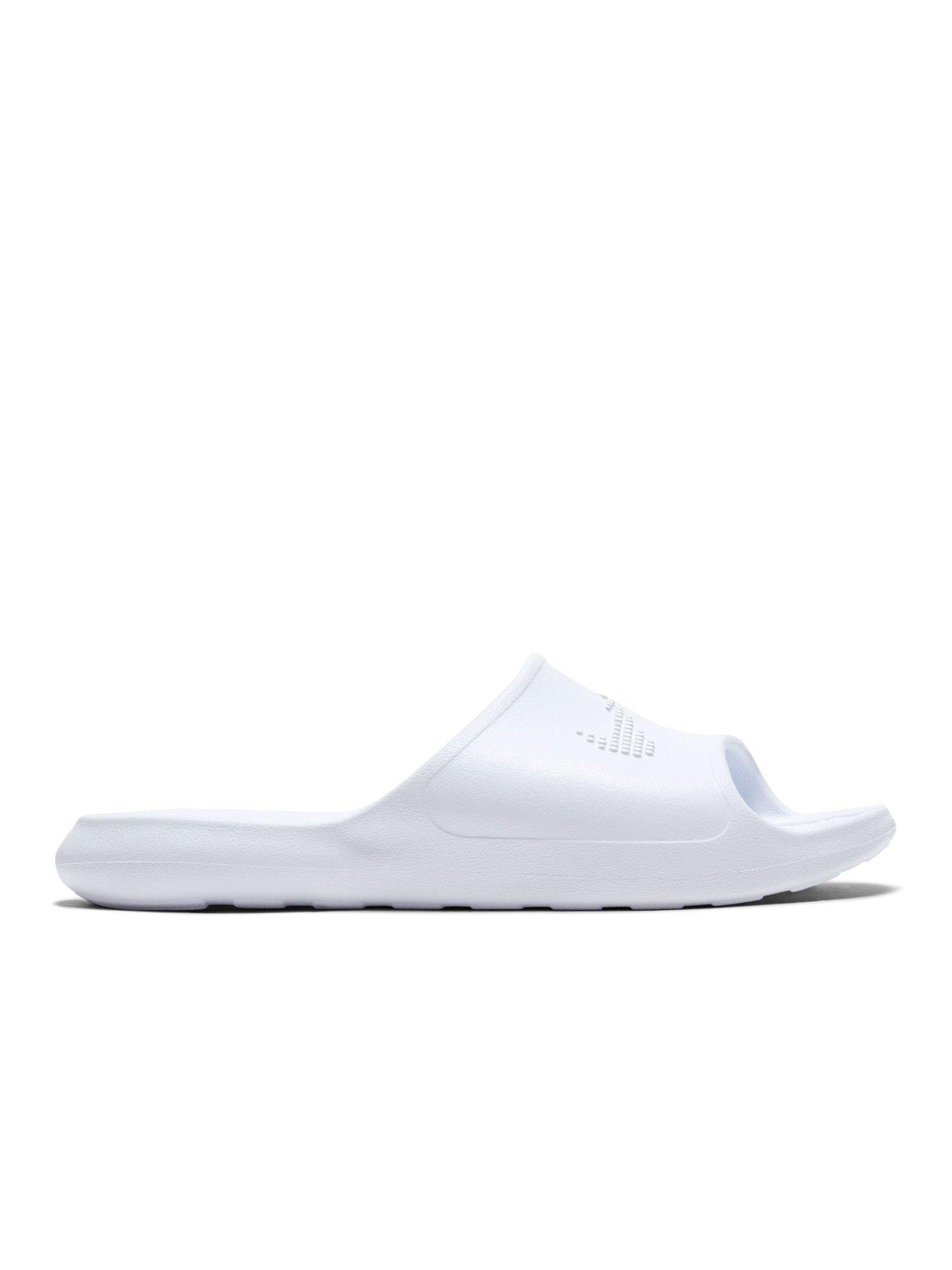 Image 7 of 7 of Nike Womens Victori One Slides - White