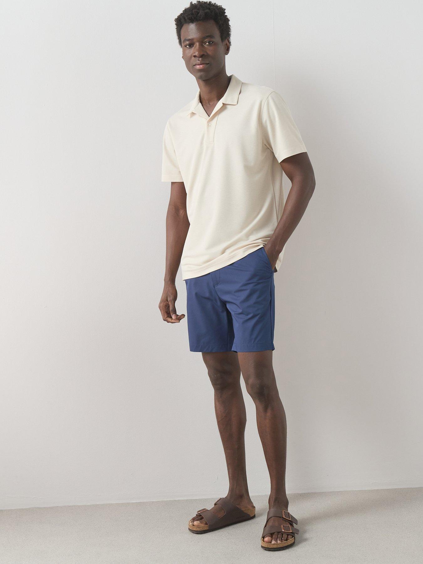 The Very Collection Adjustable Waist Swim Shorts - Navy