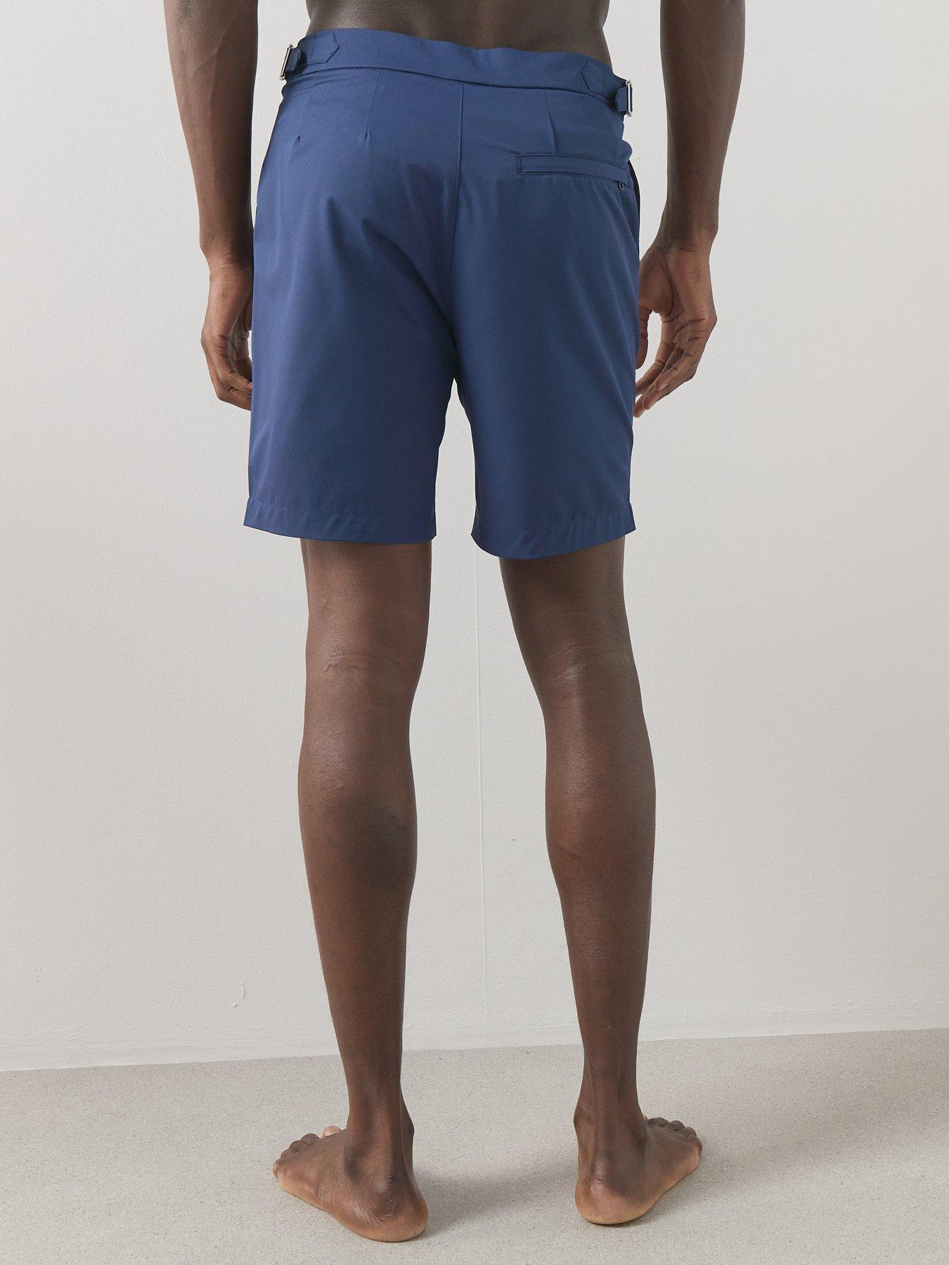 Image 2 of 6 of The Very Collection Adjustable Waist Swim Shorts - Navy