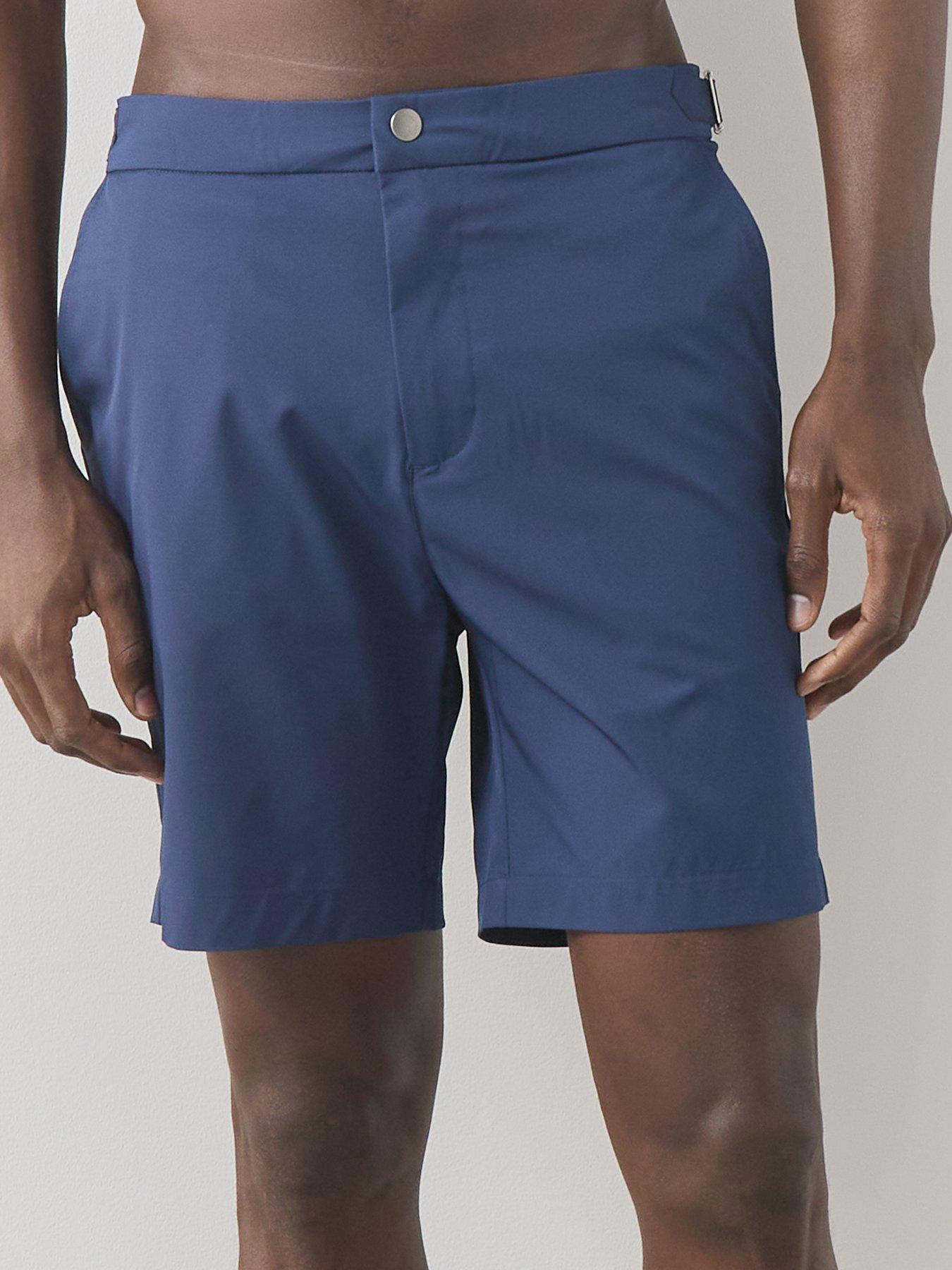 Image 6 of 6 of The Very Collection Adjustable Waist Swim Shorts - Navy