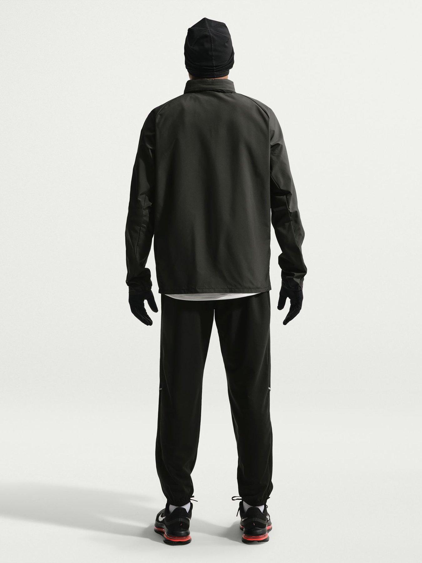 Image 2 of 7 of Nike Mens Miler UV Repel Running Jacket - Black