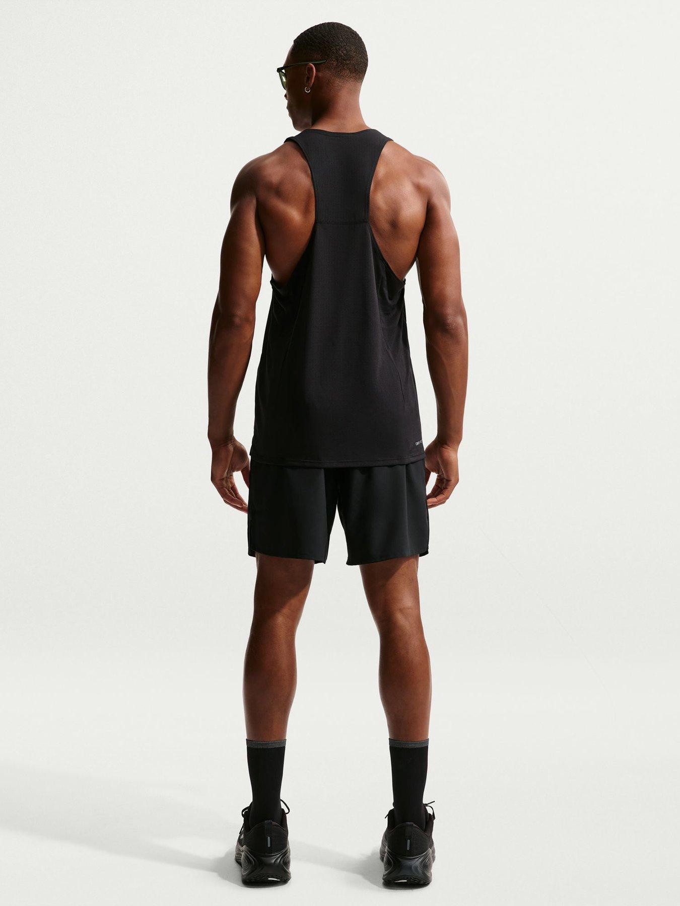 Image 3 of 4 of Nike Mens Running Fast Dri-FIT Singlet - Black