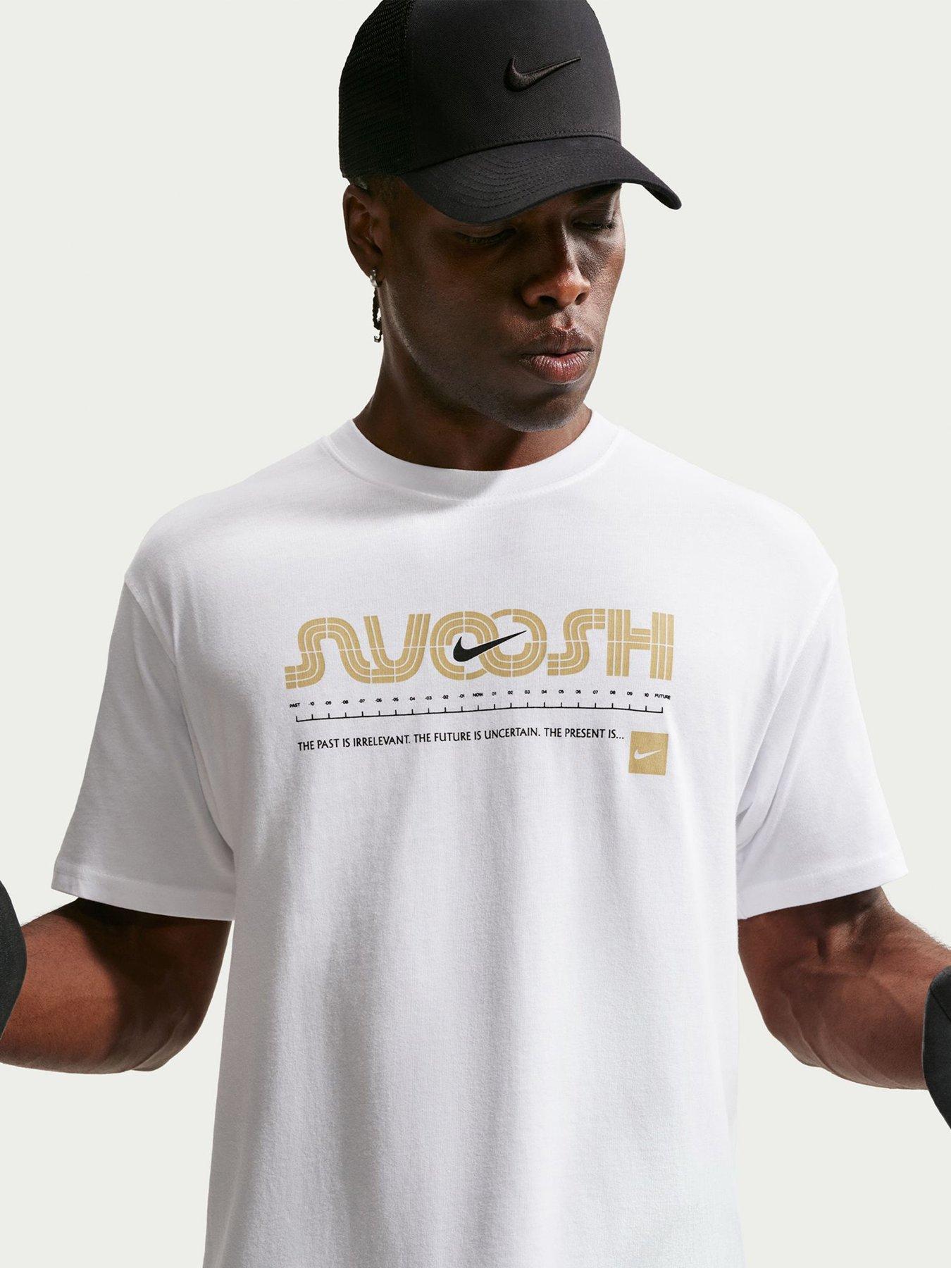 Nike Mens Training Dri-FIT Graphic T-Shirt - White