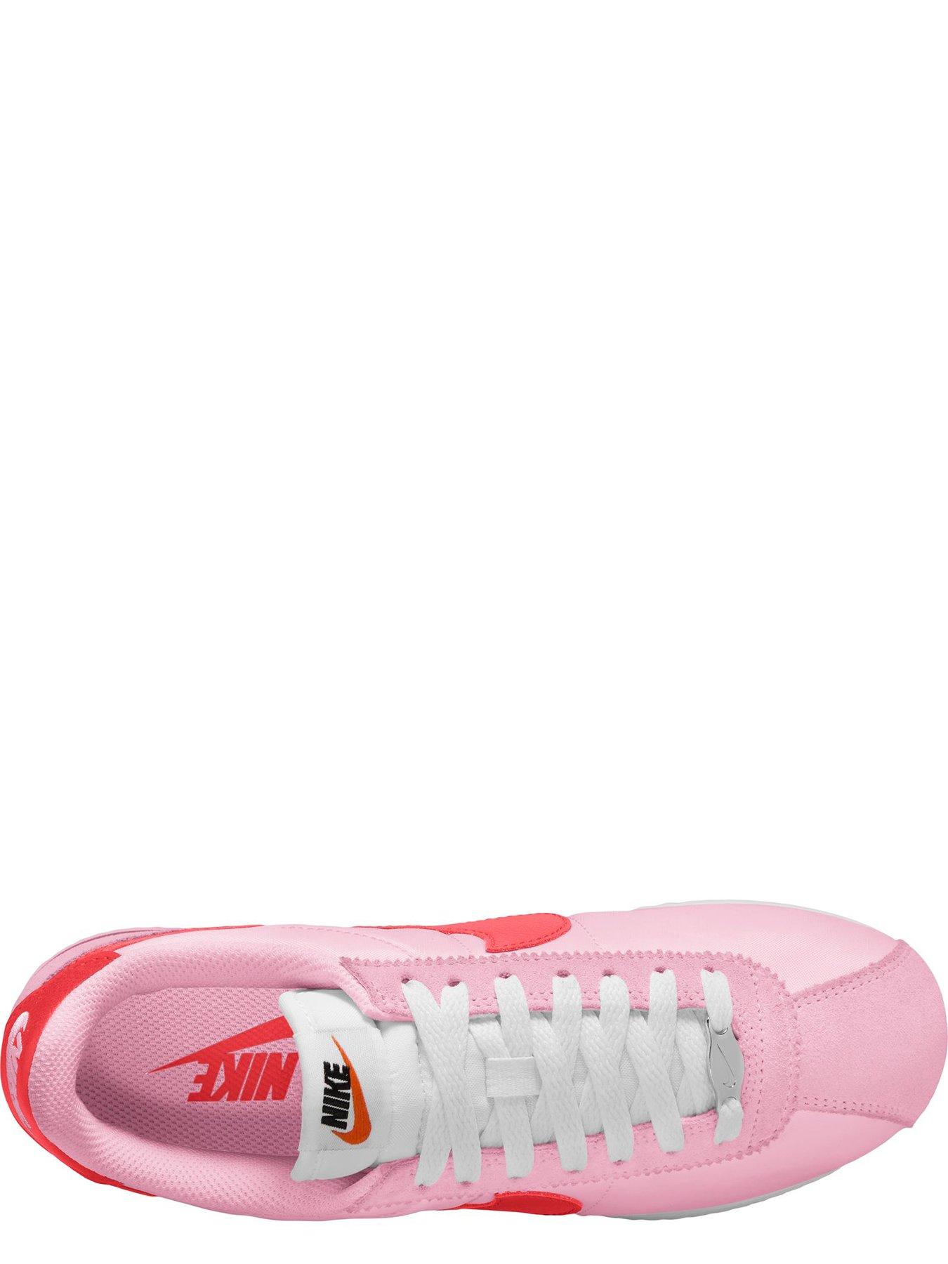  image of nike-womens-cortez-textile-trainers-pink