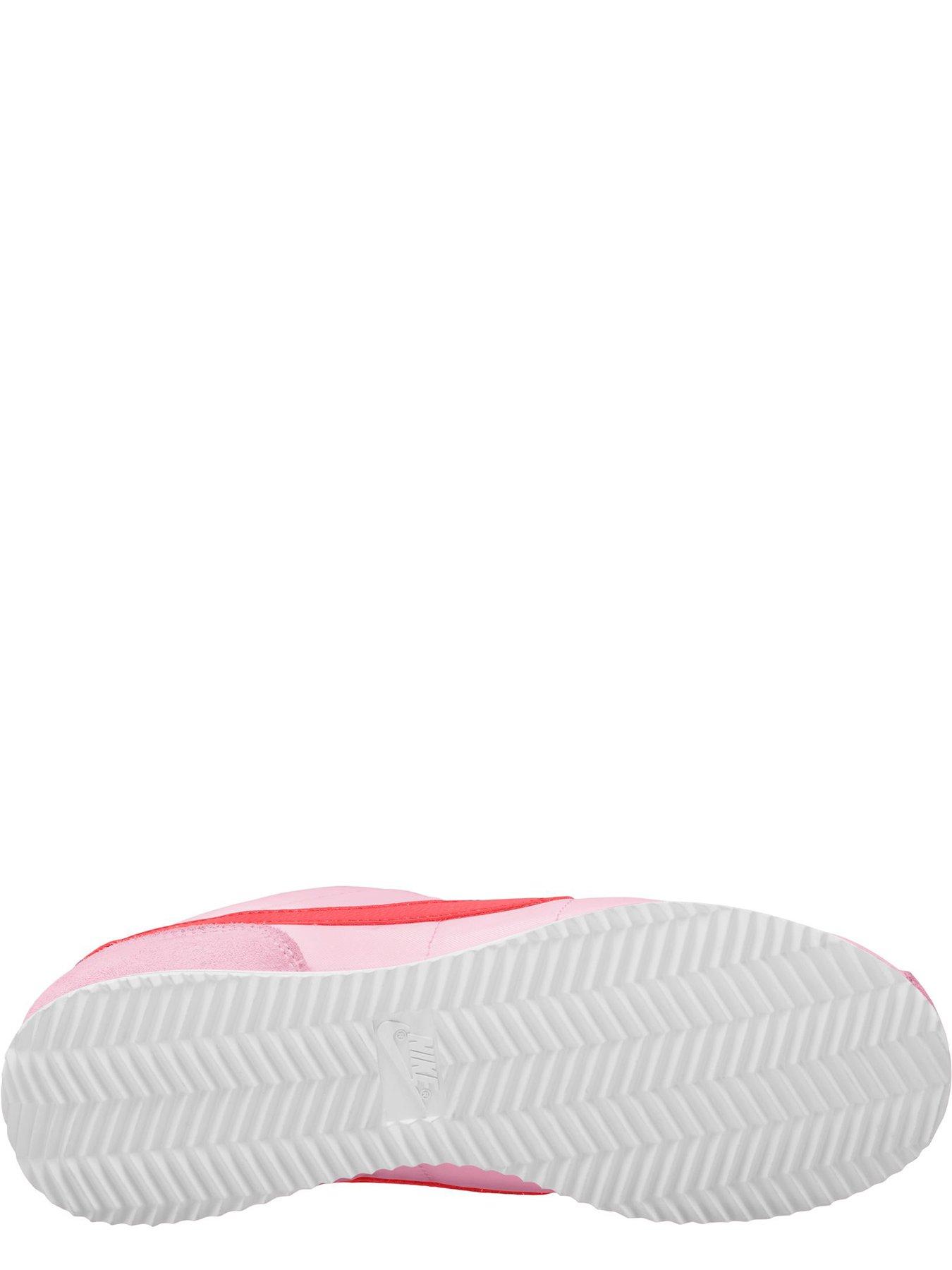  image of nike-womens-cortez-textile-trainers-pink