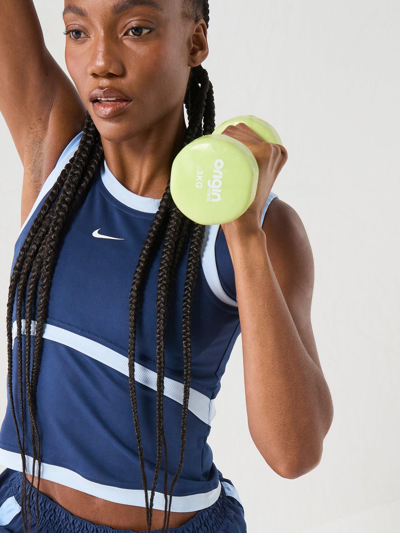 Image 1 of 5 of Nike Womens Training One Dri-FIT Tank - Navy