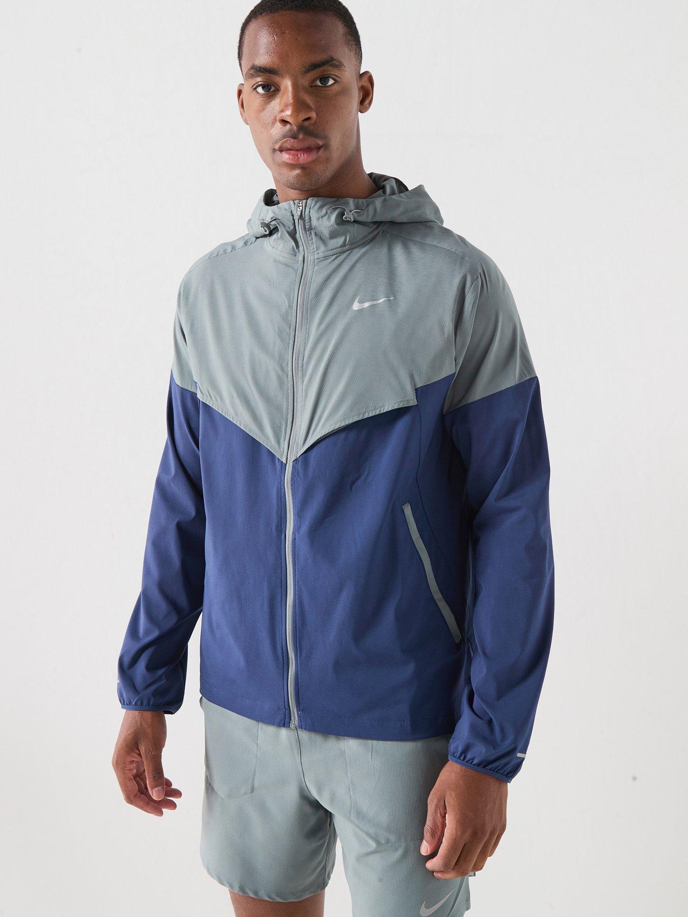Nike Mens Running Windrunner Jacket - Grey