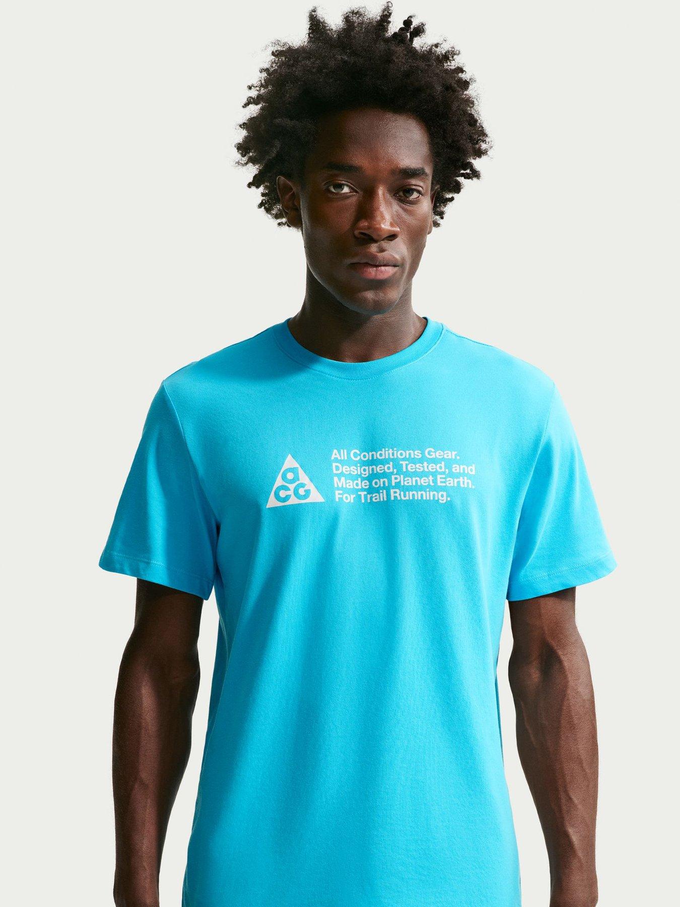 Nike Mens Running ACG Dri-FIT T-Shirt - Blue
