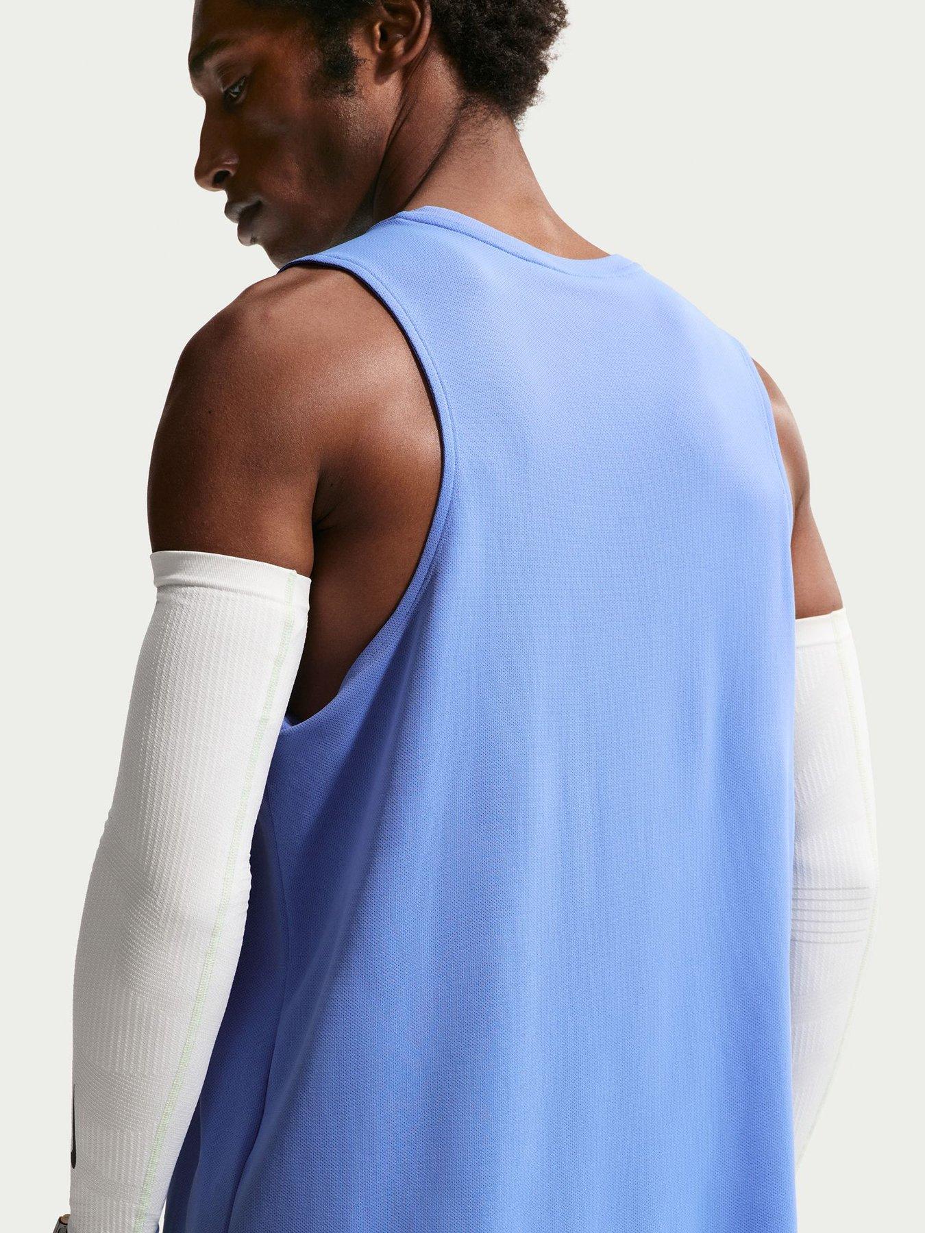 Image 4 of 5 of Nike Mens Running Miler Dri-FIT Tank - Blue