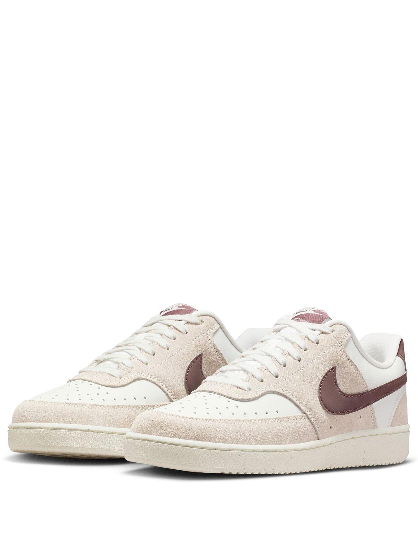 Image 2 of 7 of Nike Womens Court Vision Low Trainers - Beige