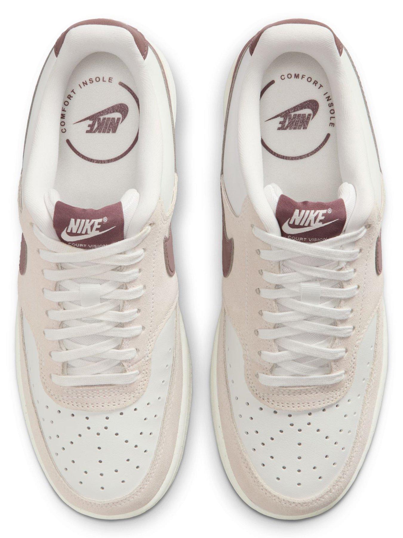 Image 4 of 7 of Nike Womens Court Vision Low Trainers - Beige