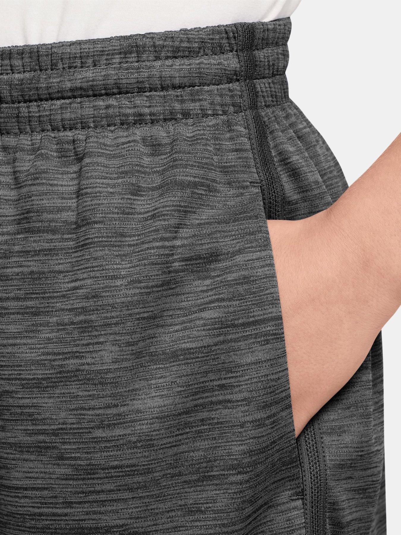  image of nike-junior-boys-training-dri-fit-shorts-grey