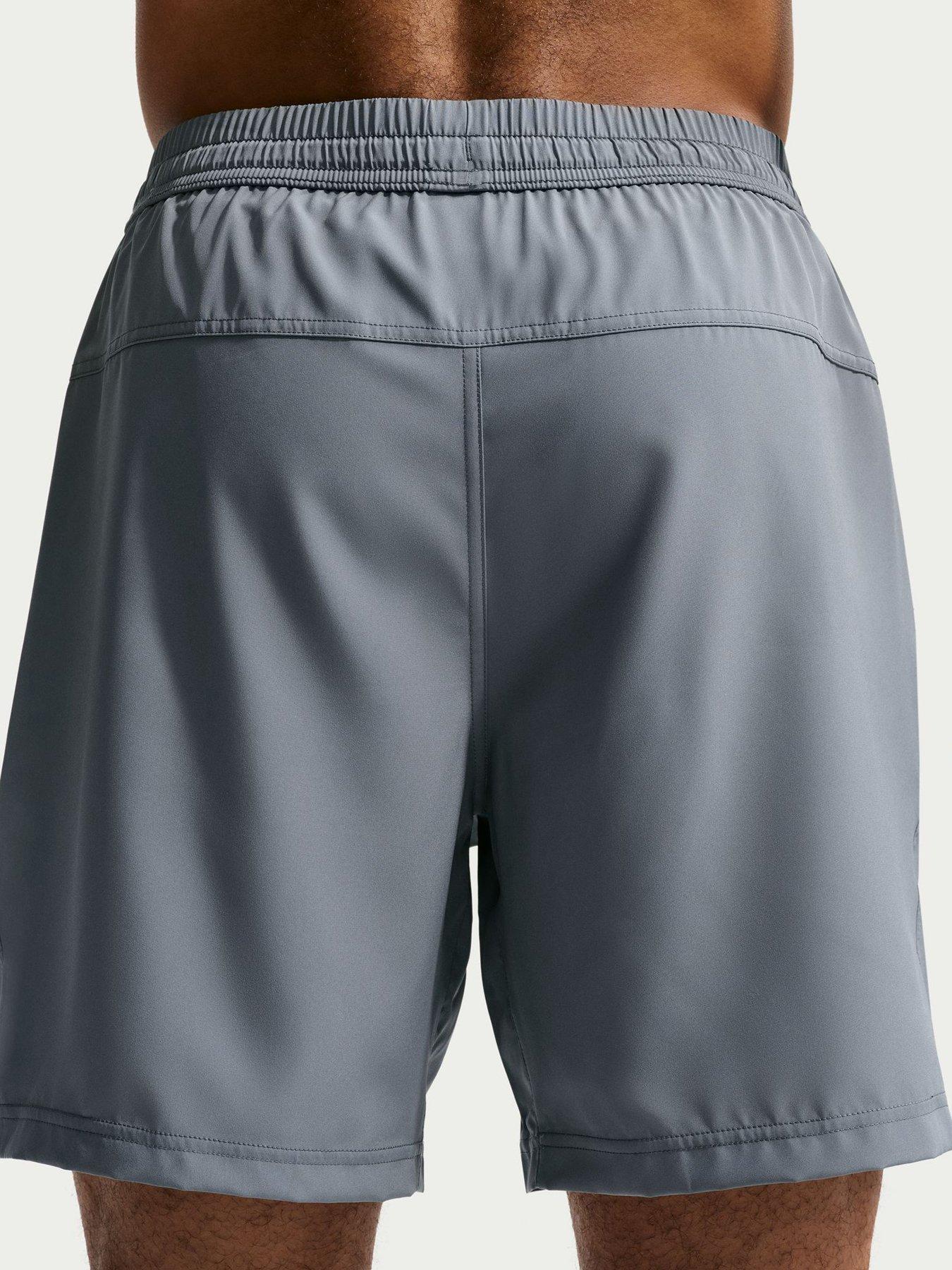 Image 2 of 6 of Nike Mens Training Dri-FIT 7 Inch Unlined Versatile Shorts - Grey