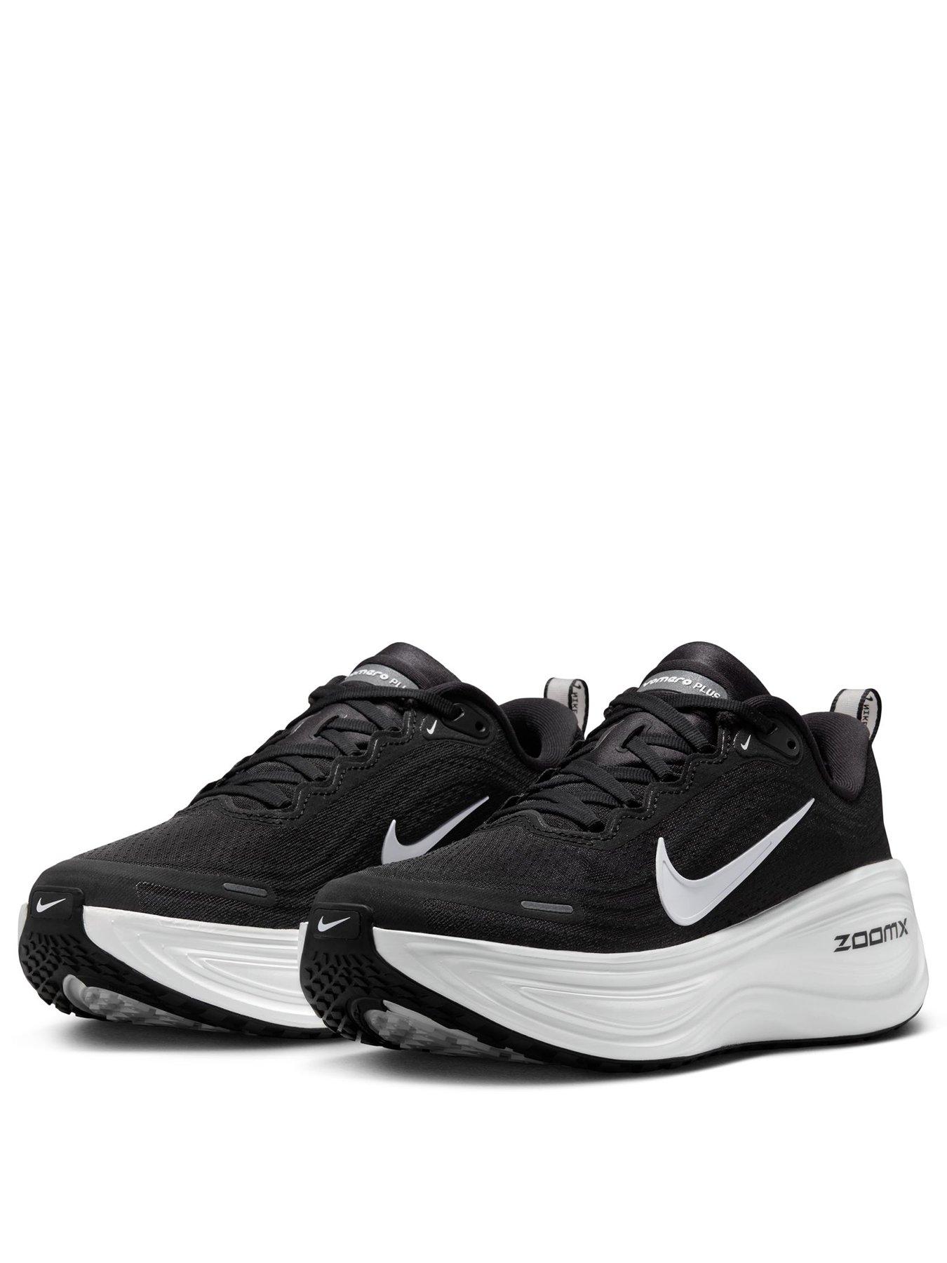 Image 2 of 7 of Nike Womens Running Vomero Plus Trainers - Black/White