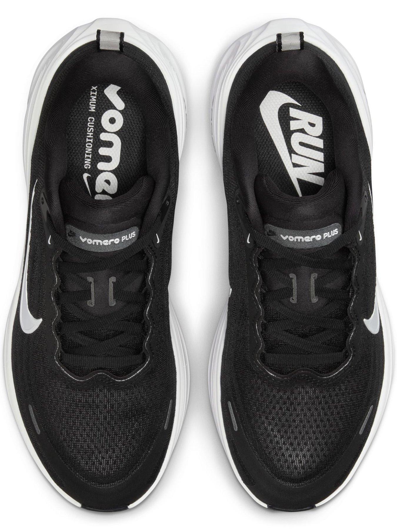 Image 4 of 7 of Nike Womens Running Vomero Plus Trainers - Black/White