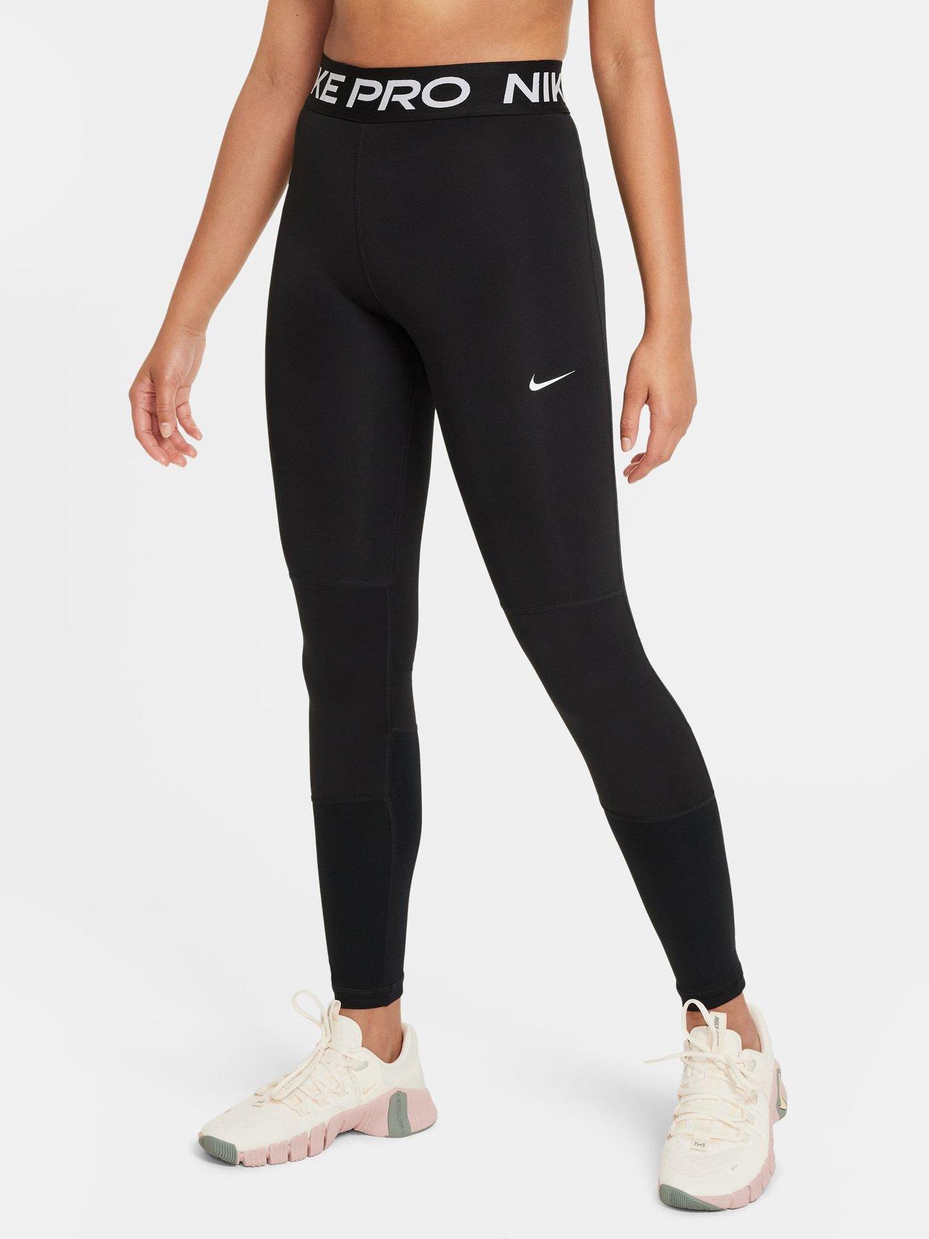 Nike Girls Training Leggings - Black