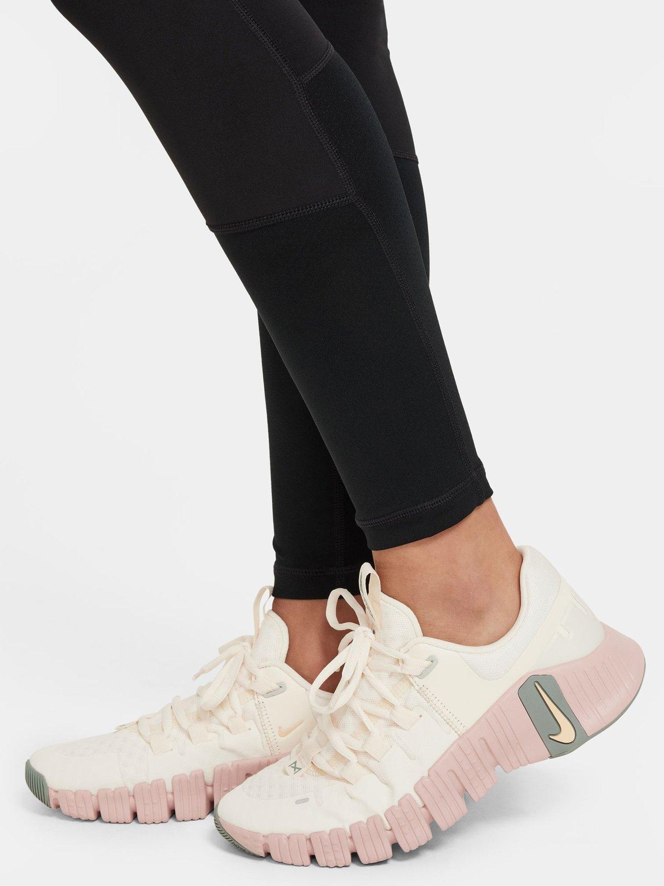  image of nike-girls-training-leggings-black