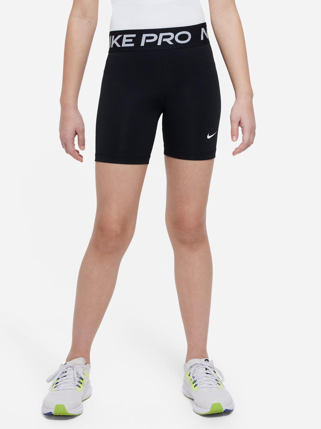 Nike Junior Girls Training Dri-FIT 5 Inch Shorts - Black