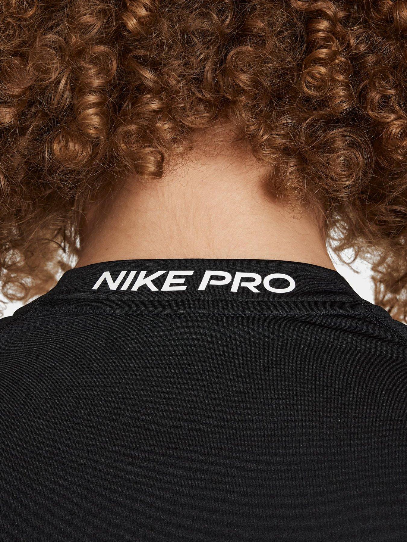 Image 5 of 5 of Nike Junior Boys Training Dri-FIT Long Sleeve Top - Black