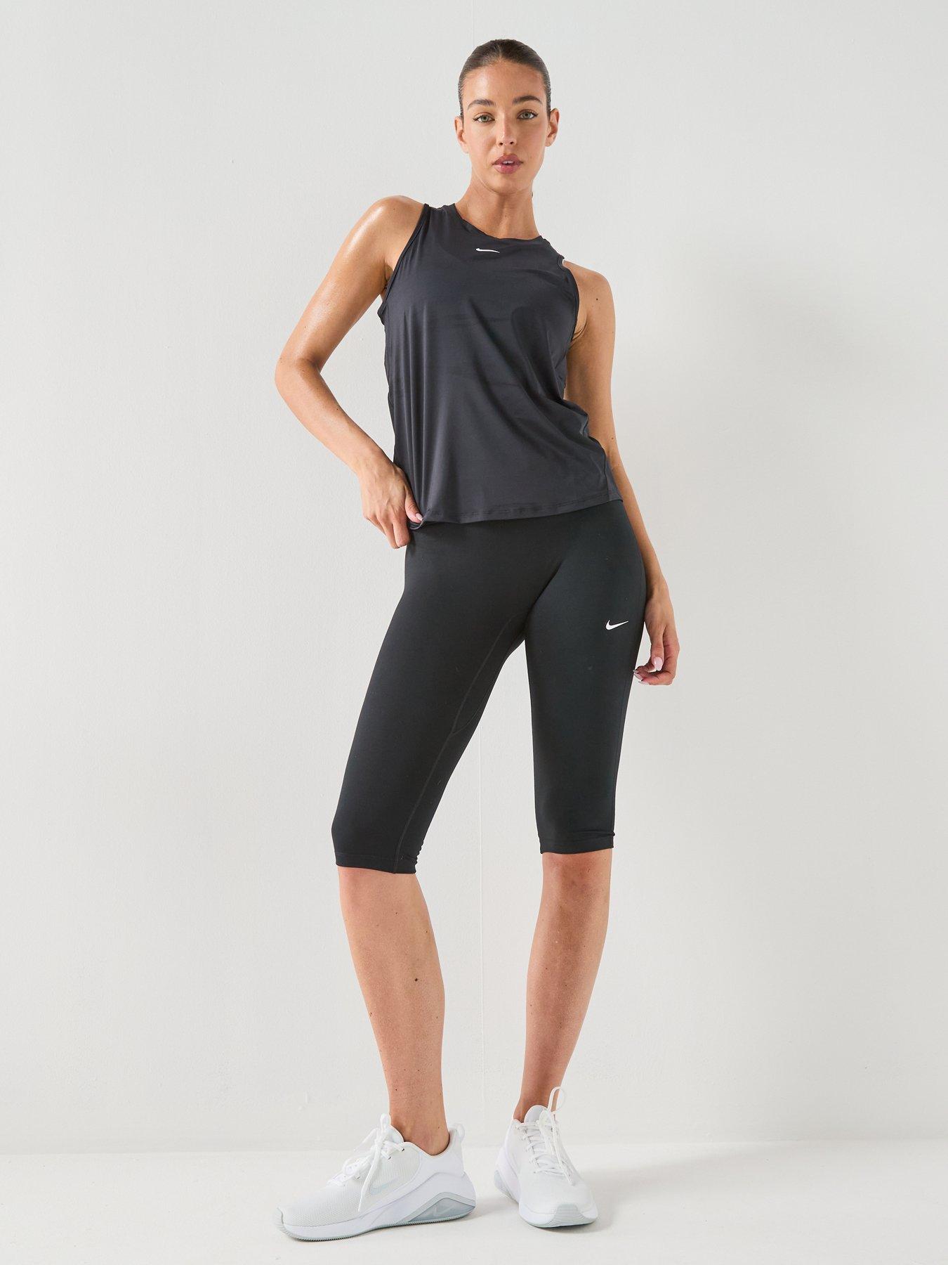 Image 3 of 7 of Nike Womens One Classic Dri-FIT Training Tank Top - Black
