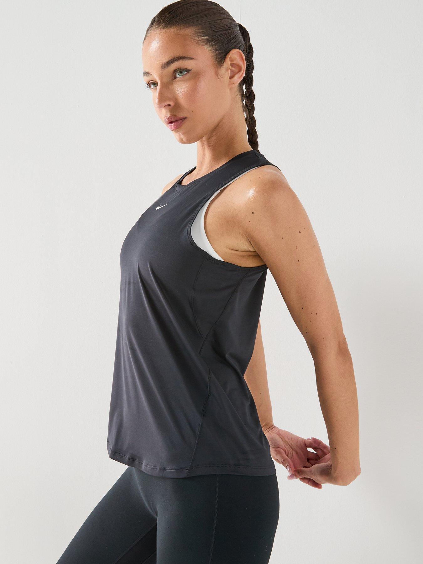 Image 6 of 7 of Nike Womens One Classic Dri-FIT Training Tank Top - Black
