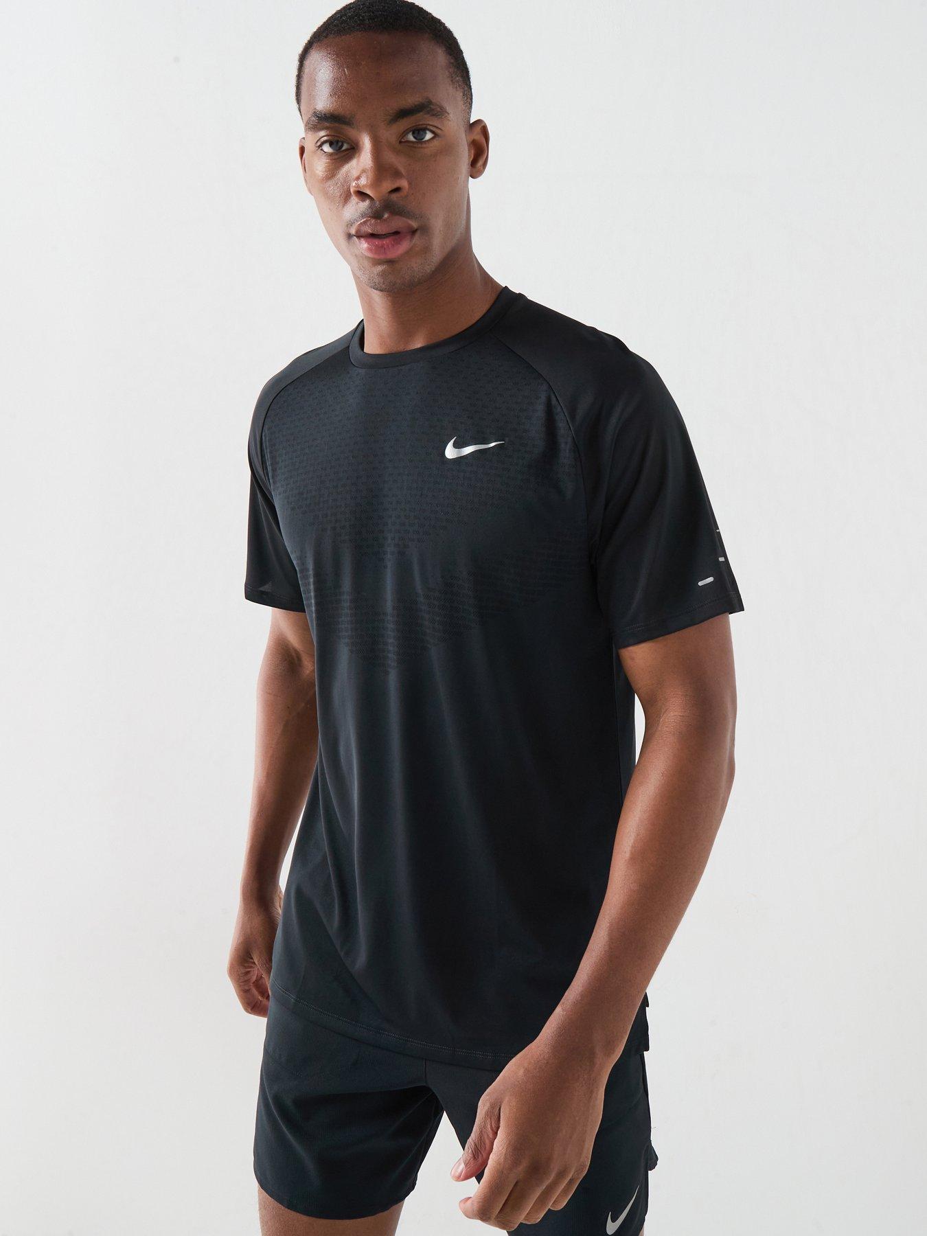 Nike Mens Running Stride Dri-FIT ADV Short Sleeve Top - Black