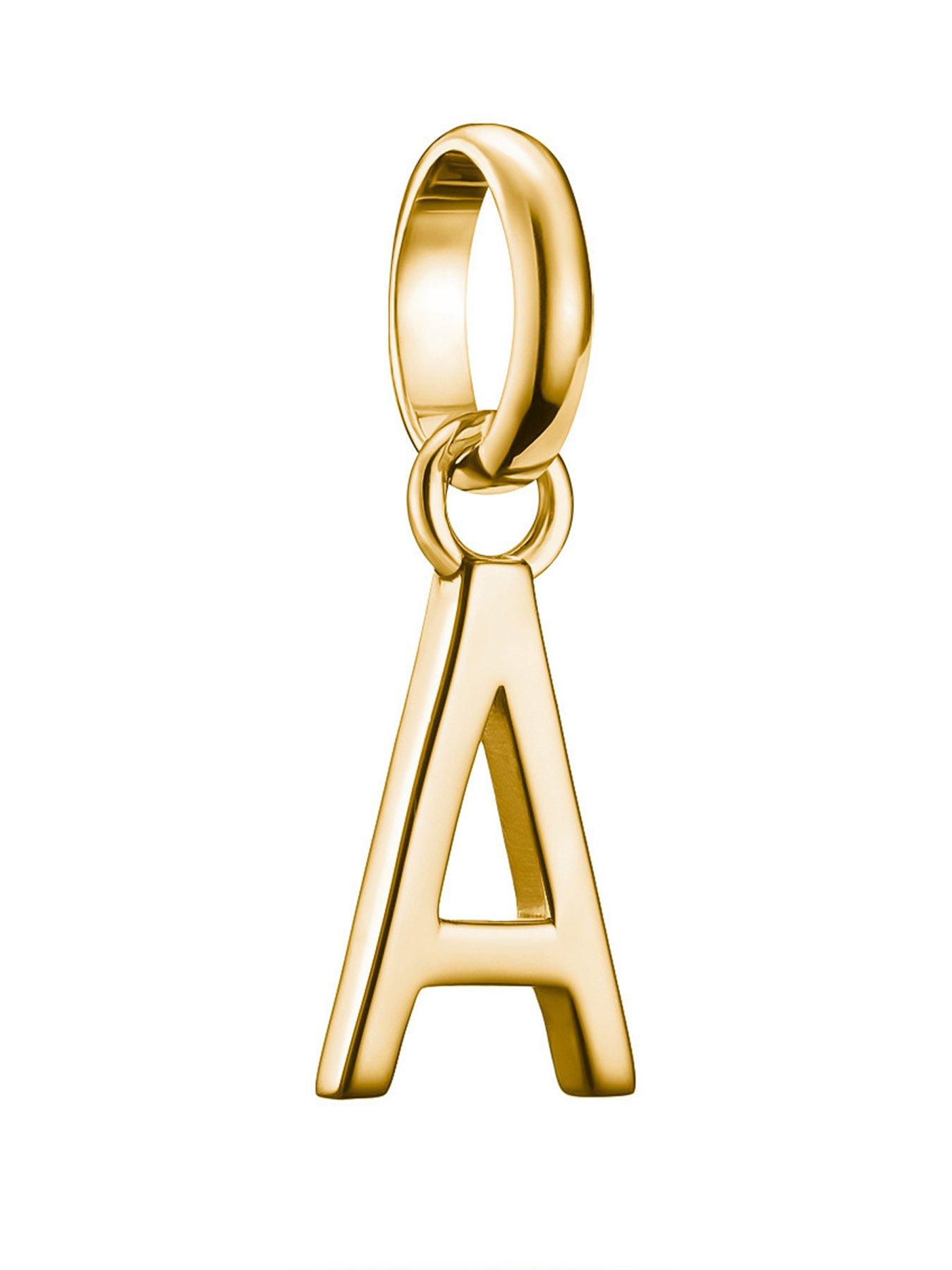  image of thomas-sabo-charm-connect-alphabet-pendant-gold