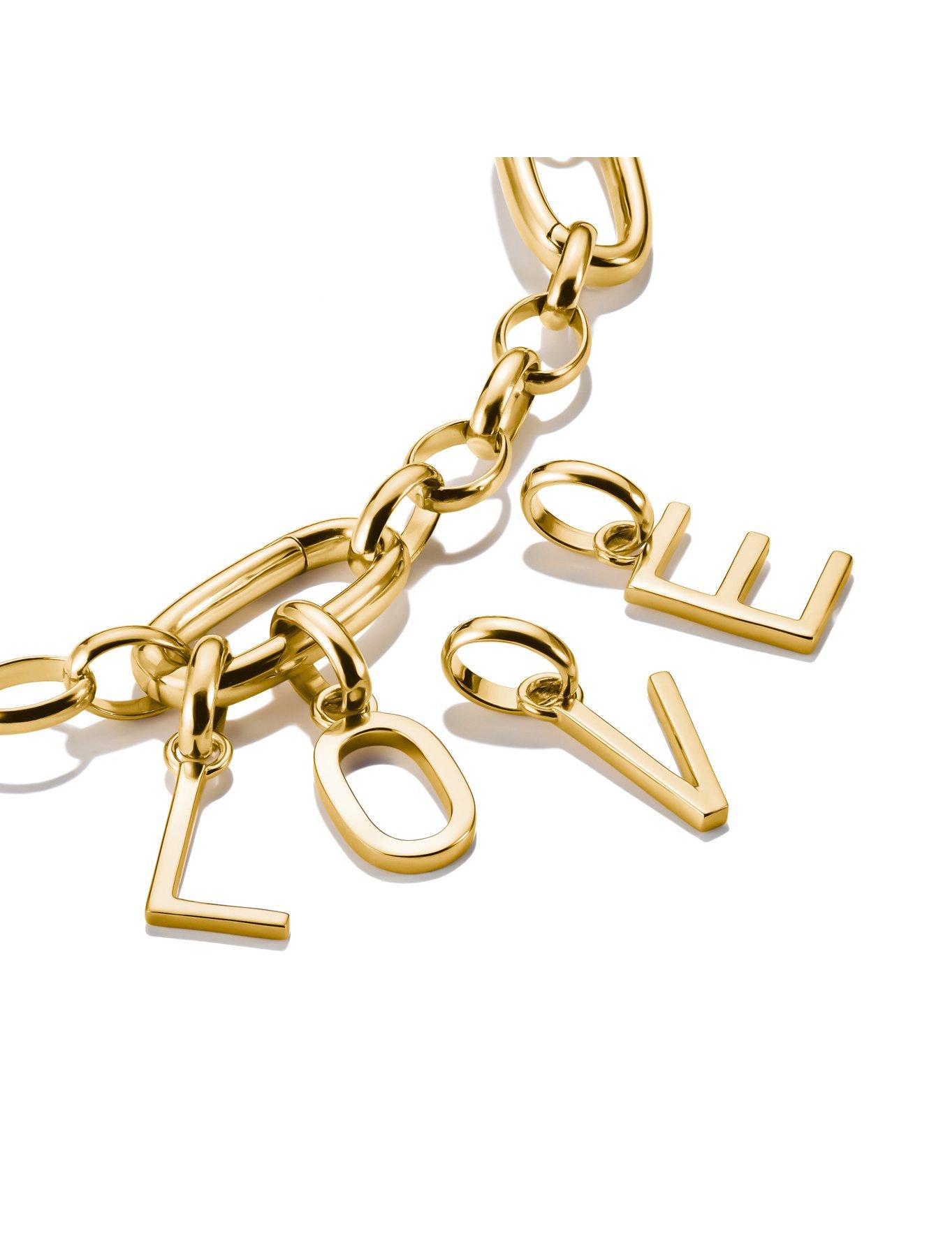  image of thomas-sabo-charm-connect-alphabet-pendant-gold