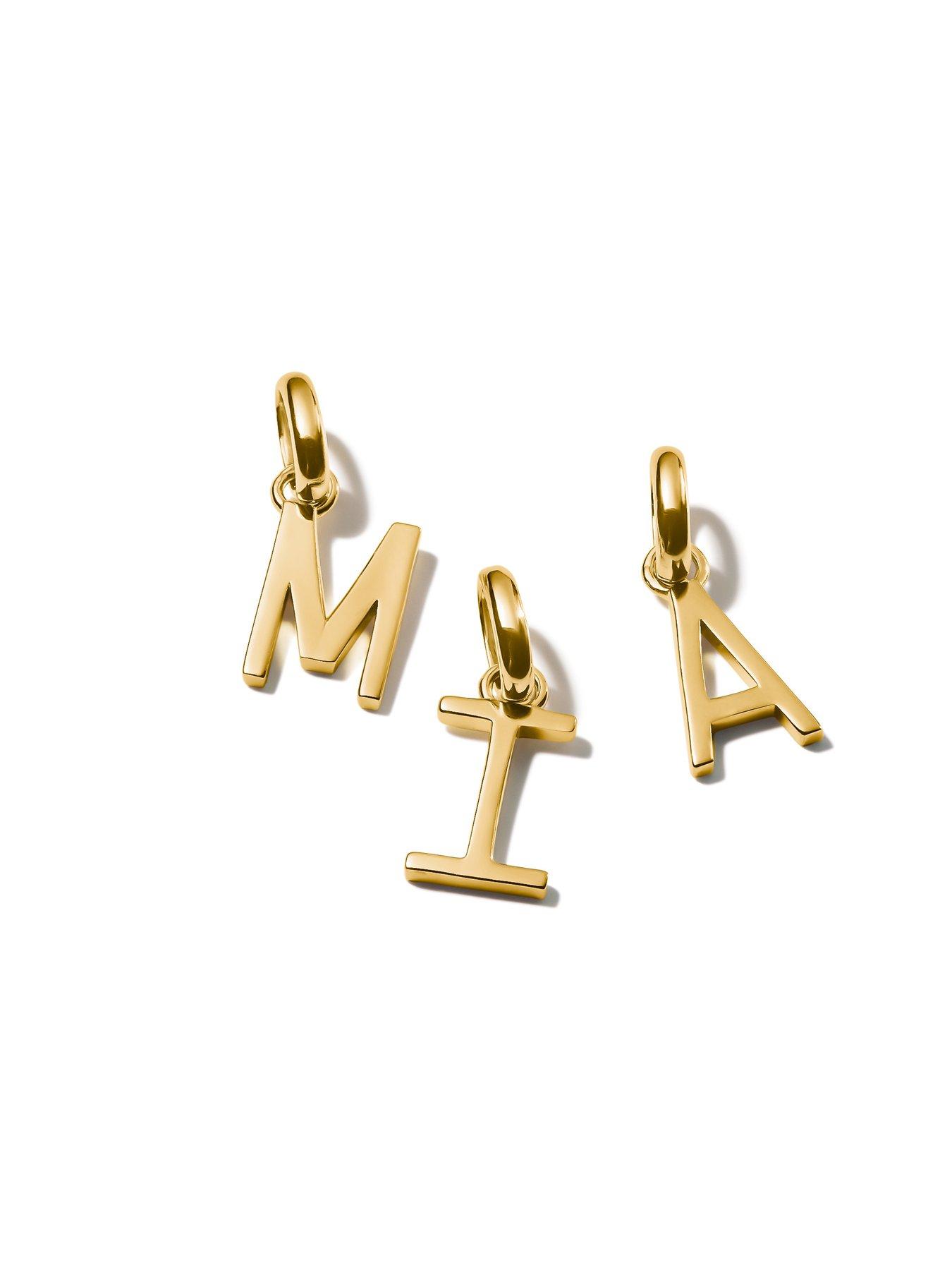  image of thomas-sabo-charm-connect-alphabet-pendant-gold