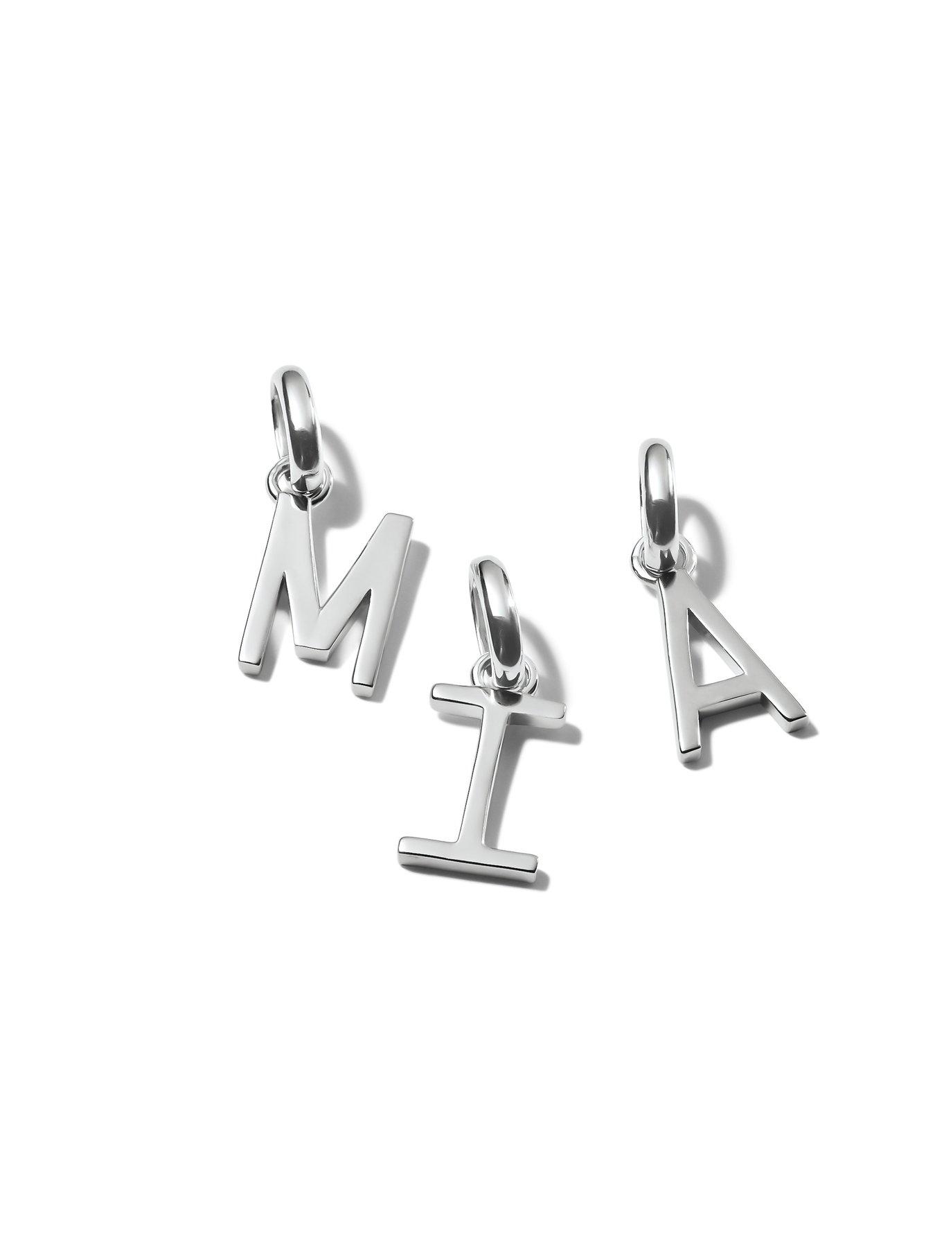  image of thomas-sabo-charm-connect-alphabet-pendant-silver
